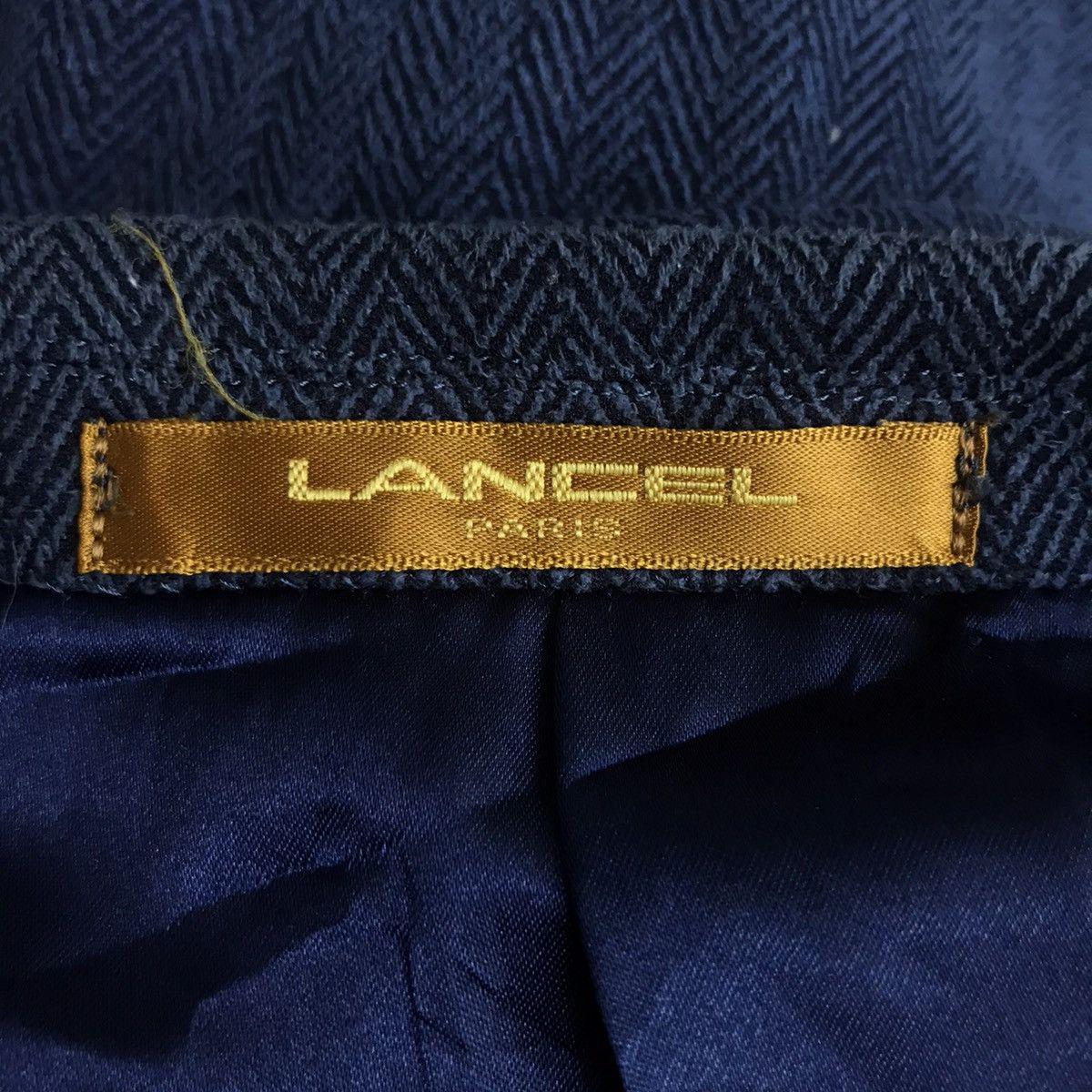Lancel Vintage LANCEL PARIS France Designer Blue Plain Blazer Size US L / EU 52-54 / 3 - 4 Thumbnail