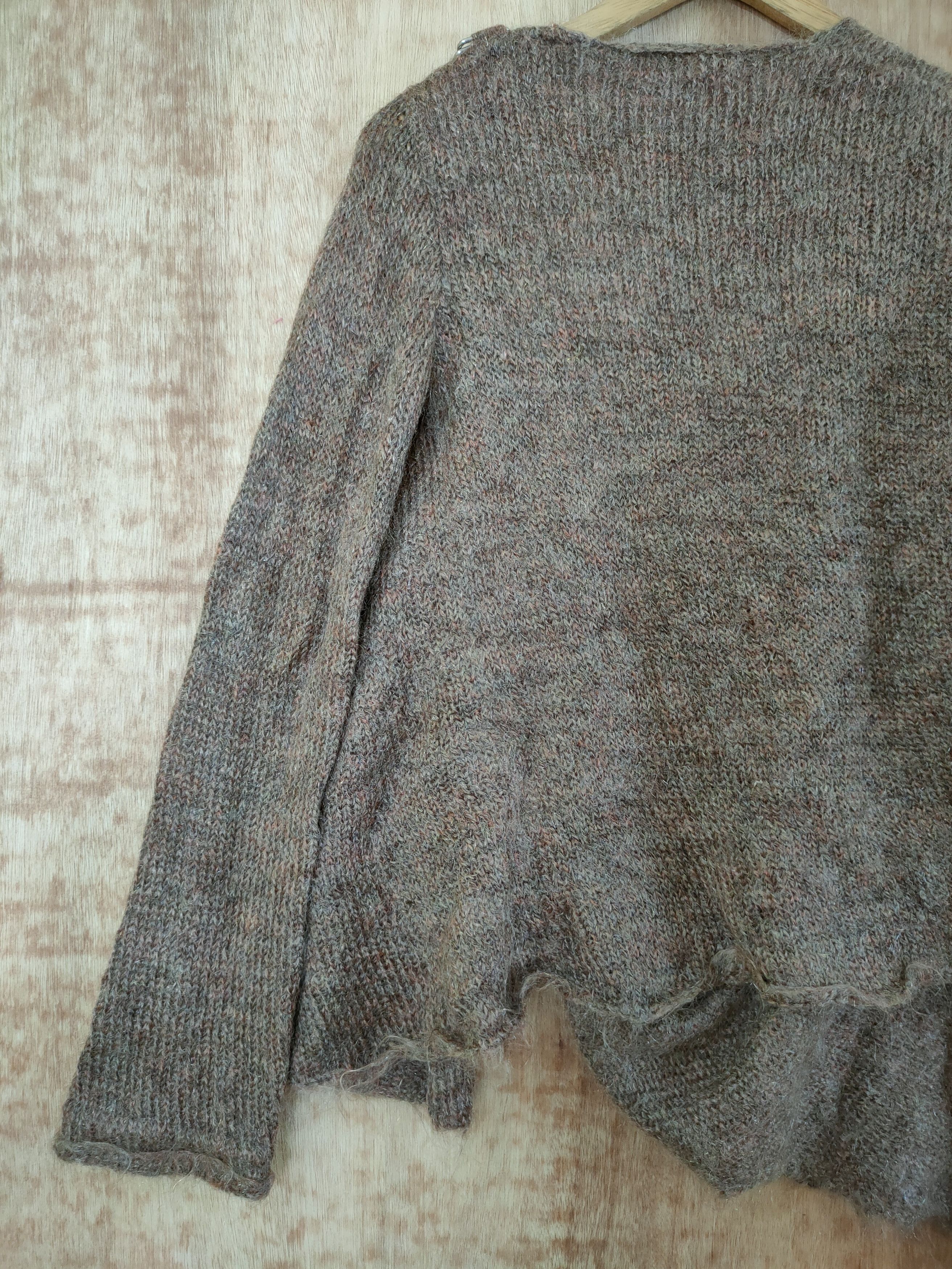 Aran Isles Knitwear DL Coigirl Magie mohair brown cardigan thin winter #46-437 Size US S / EU 44-46 / 1 - 11 Thumbnail