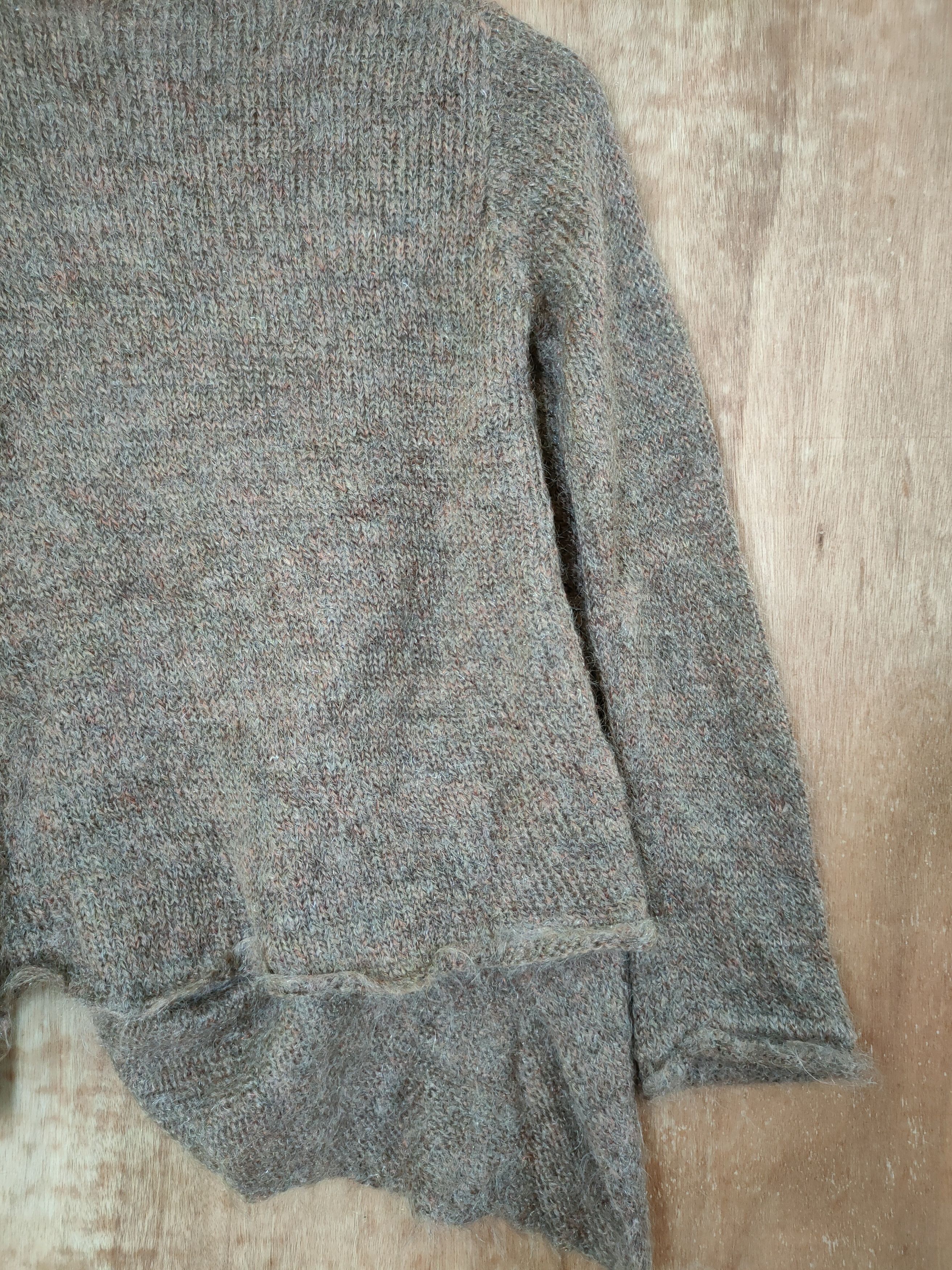 Aran Isles Knitwear DL Coigirl Magie mohair brown cardigan thin winter #46-437 Size US S / EU 44-46 / 1 - 12 Thumbnail
