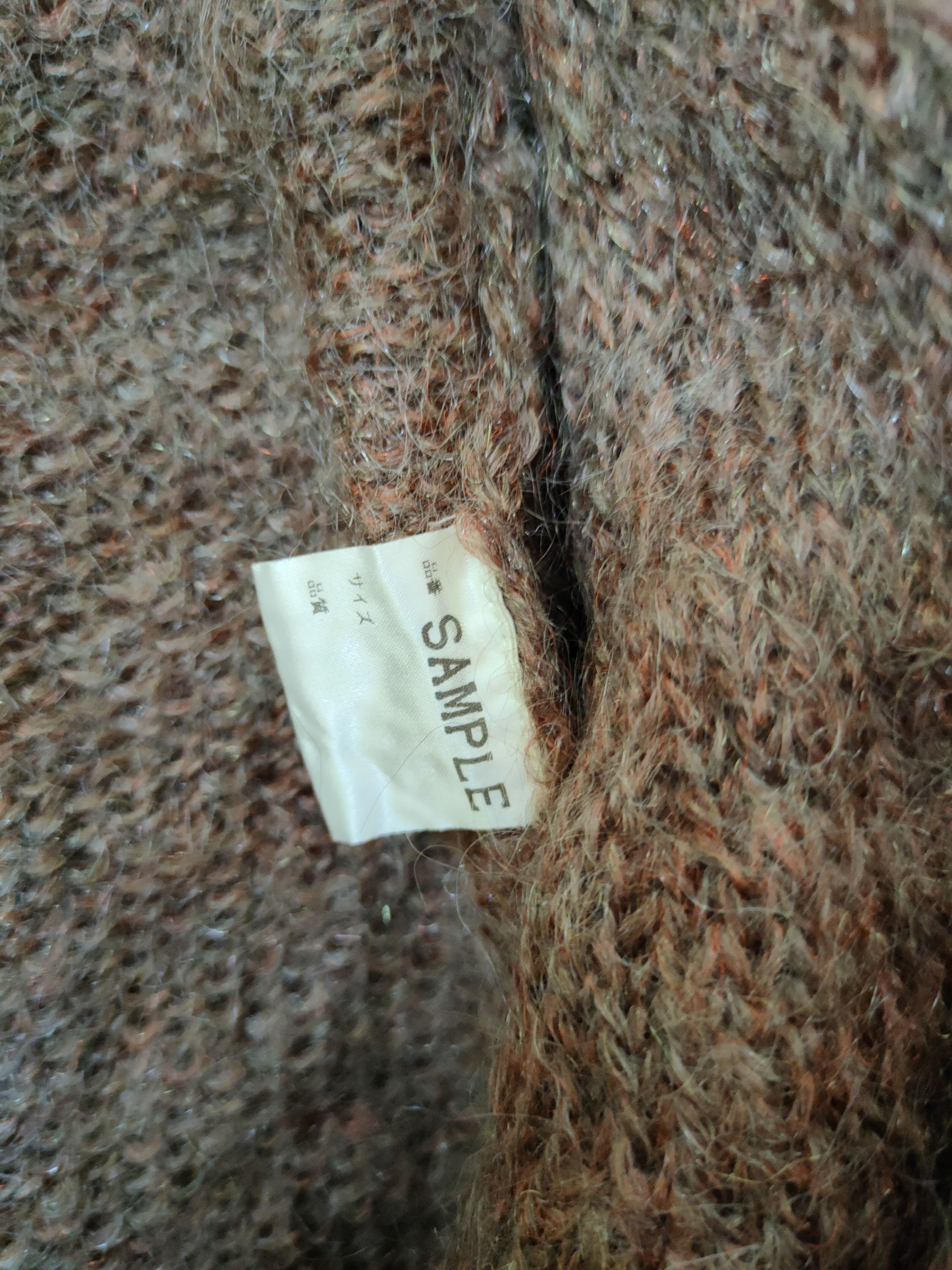 Aran Isles Knitwear DL Coigirl Magie mohair brown cardigan thin winter #46-437 Size US S / EU 44-46 / 1 - 9 Thumbnail