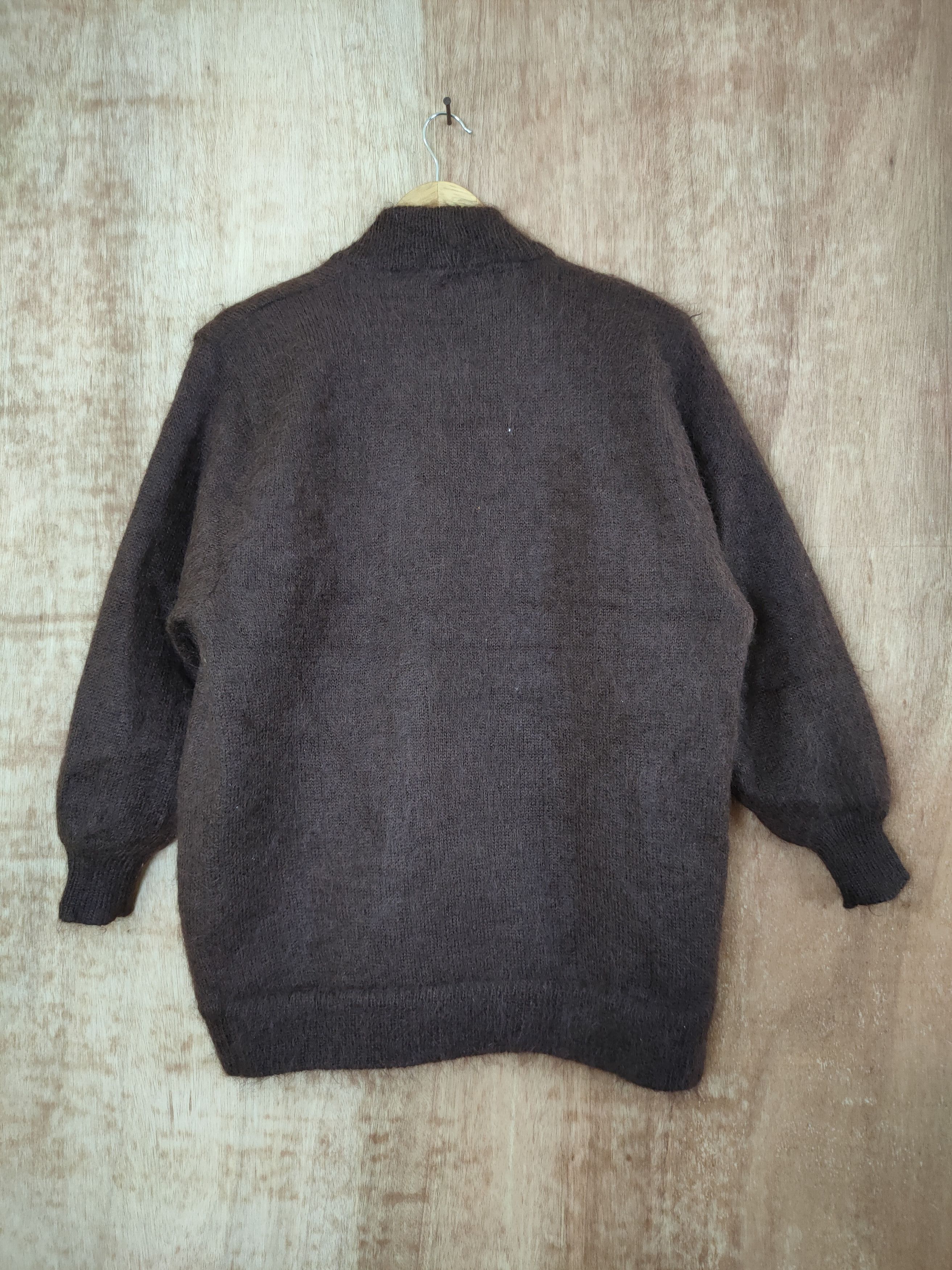 Homespun Knitwear DL J.Batik mohair art cardigan fur vintage japan #46-379 Size US L / EU 52-54 / 3 - 10 Thumbnail