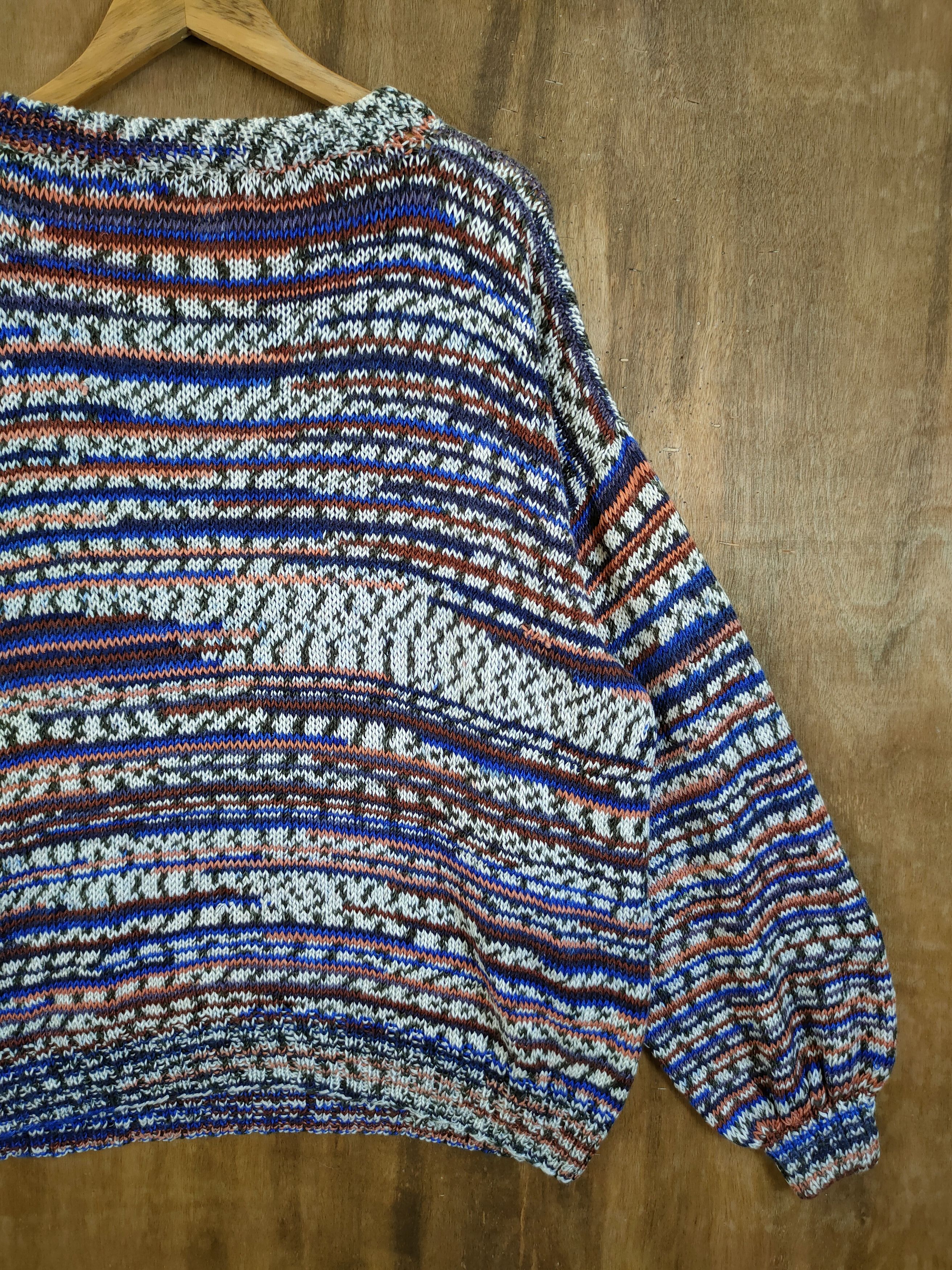 Handmade D Japan handmade meticulous coloured cable knitwear #46-852 Size US L / EU 52-54 / 3 - 8 Thumbnail