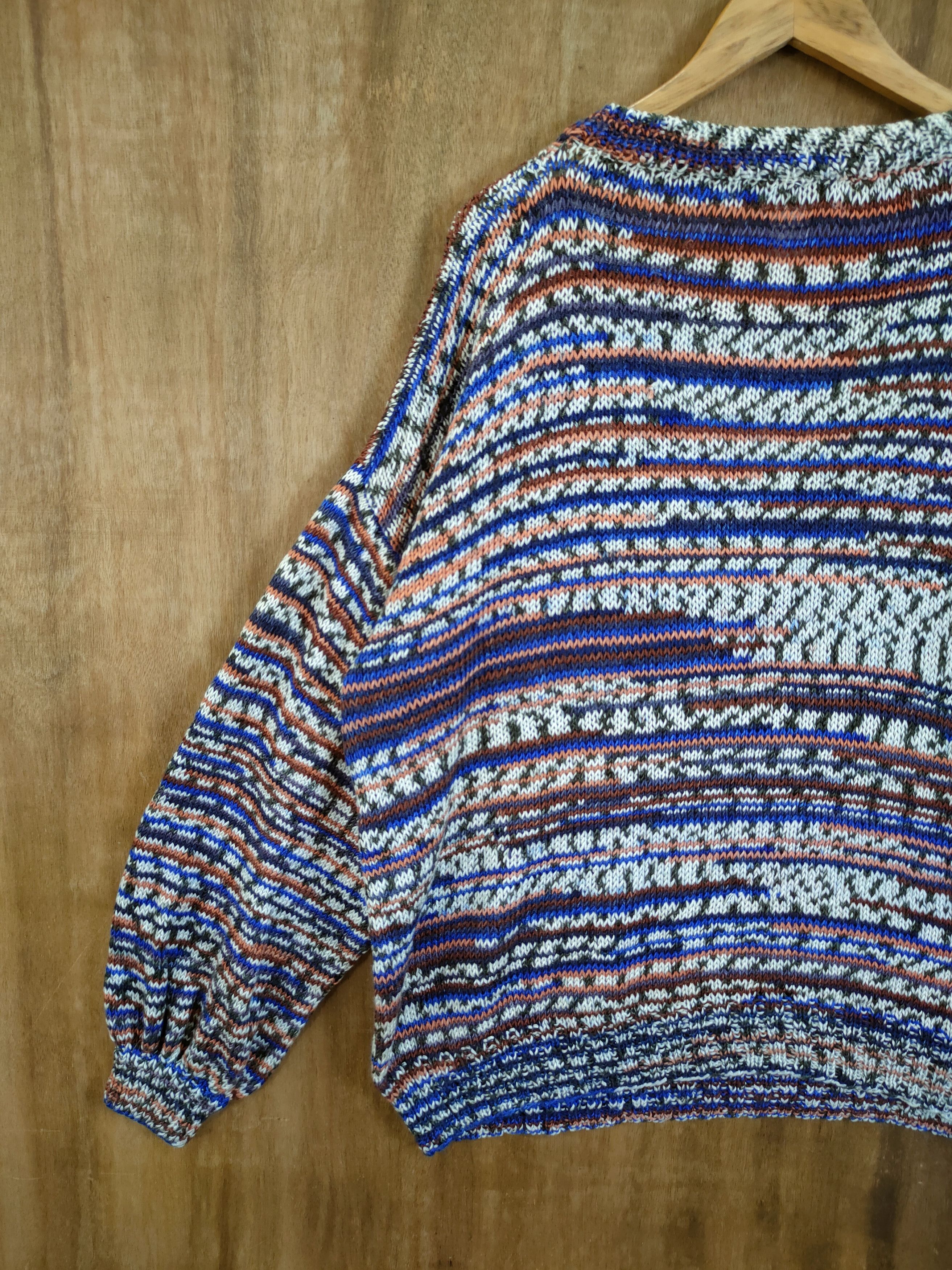 Handmade D Japan handmade meticulous coloured cable knitwear #46-852 Size US L / EU 52-54 / 3 - 7 Thumbnail
