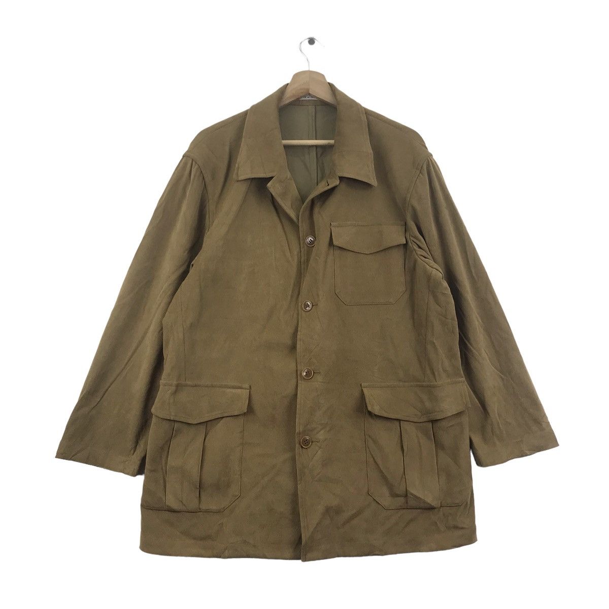 Japanese Brand Vintage INTERMEZZO Japanese Brand Multi Pocket Coat Jacket Size US L / EU 52-54 / 3 - 1 Thumbnail