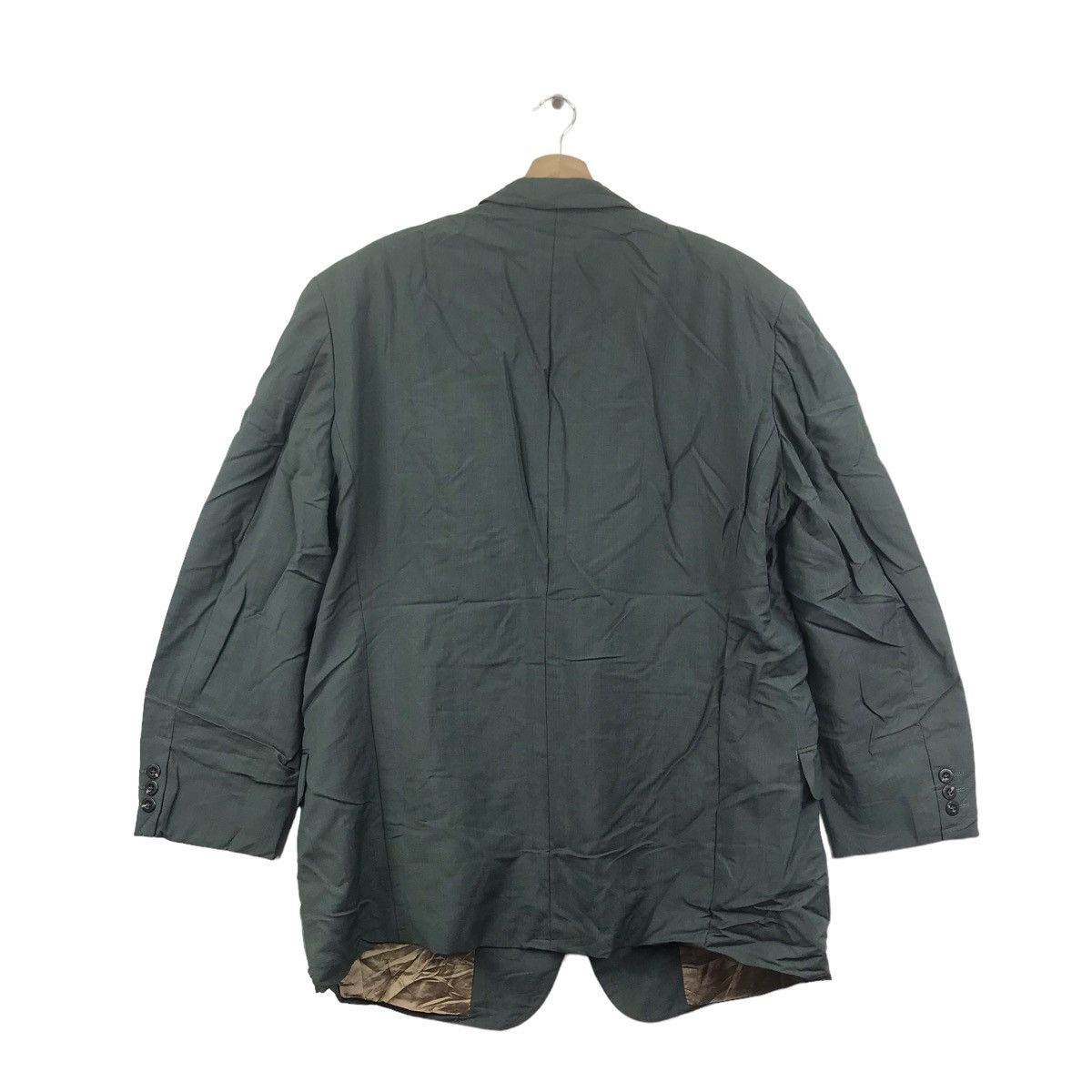 Valentino VALENTINO GARAVANI Italian Brand Grey Plain Blazer Coat Size US L / EU 52-54 / 3 - 10 Thumbnail