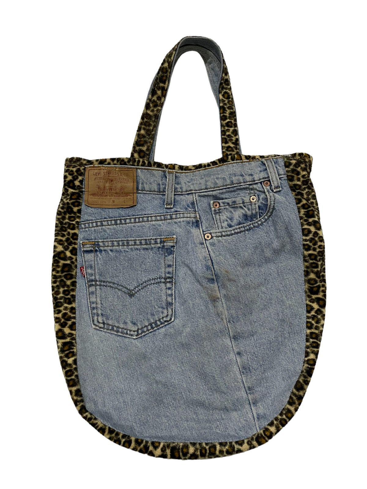 Handmade × Levi's Vintage Clothing VINTAGE LEVI'S HANDMADE BIRKIN STYLE HANDBAG Size ONE SIZE - 5 Thumbnail