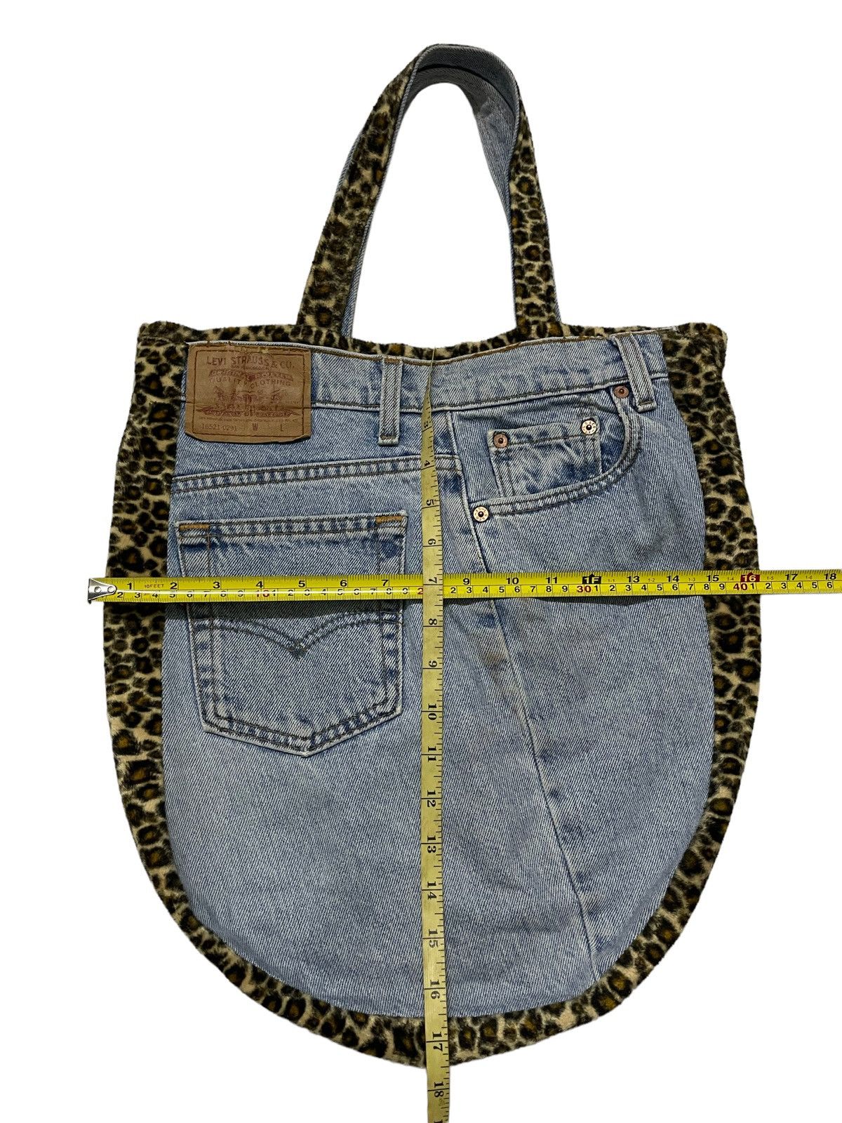 Handmade × Levi's Vintage Clothing VINTAGE LEVI'S HANDMADE BIRKIN STYLE HANDBAG Size ONE SIZE - 7 Thumbnail