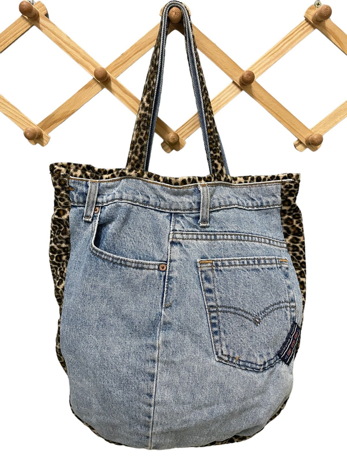 Handmade × Levi's Vintage Clothing VINTAGE LEVI'S HANDMADE BIRKIN STYLE HANDBAG Size ONE SIZE - 3 Thumbnail