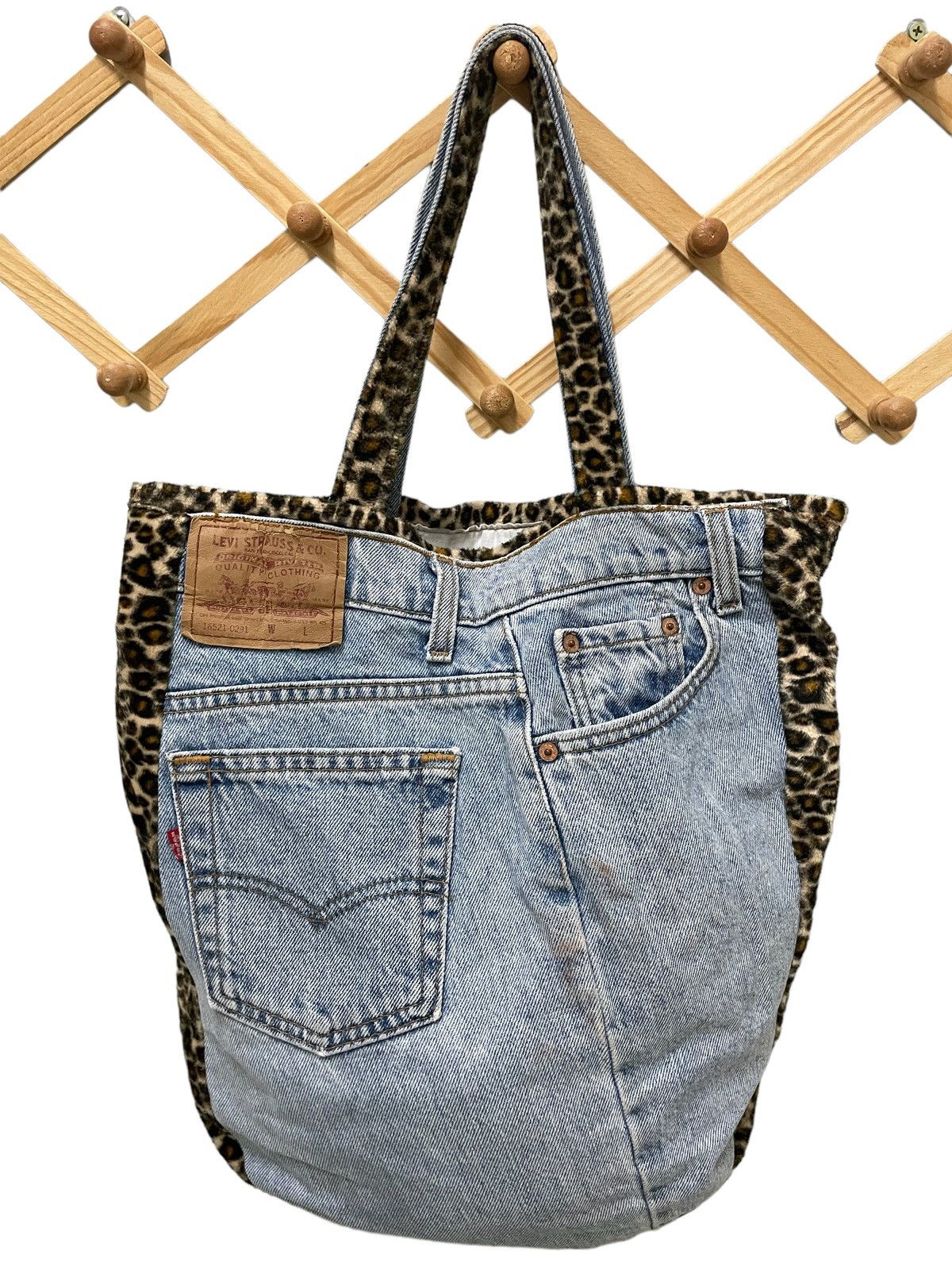 Handmade × Levi's Vintage Clothing VINTAGE LEVI'S HANDMADE BIRKIN STYLE HANDBAG Size ONE SIZE - 1 Thumbnail