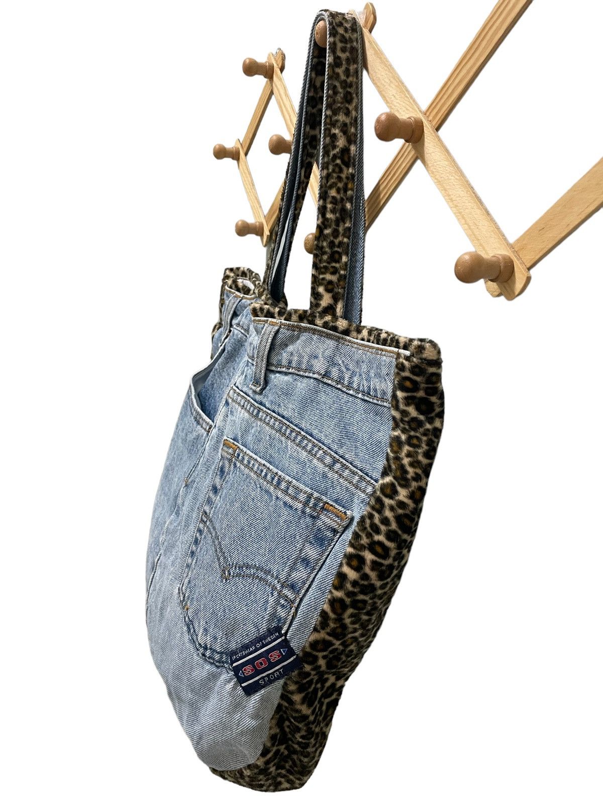 Handmade × Levi's Vintage Clothing VINTAGE LEVI'S HANDMADE BIRKIN STYLE HANDBAG Size ONE SIZE - 4 Thumbnail