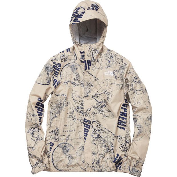 Supreme The North Face venture jacket 地図フードフードあり