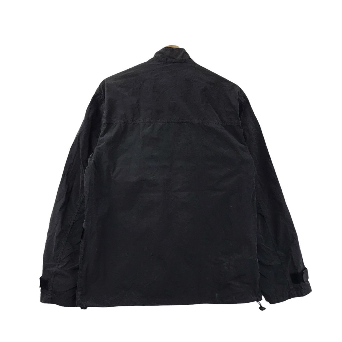 agnes b. AGNES B.HOMME Black Windbreaker Jacket Size US S / EU 44-46 / 1 - 6 Thumbnail