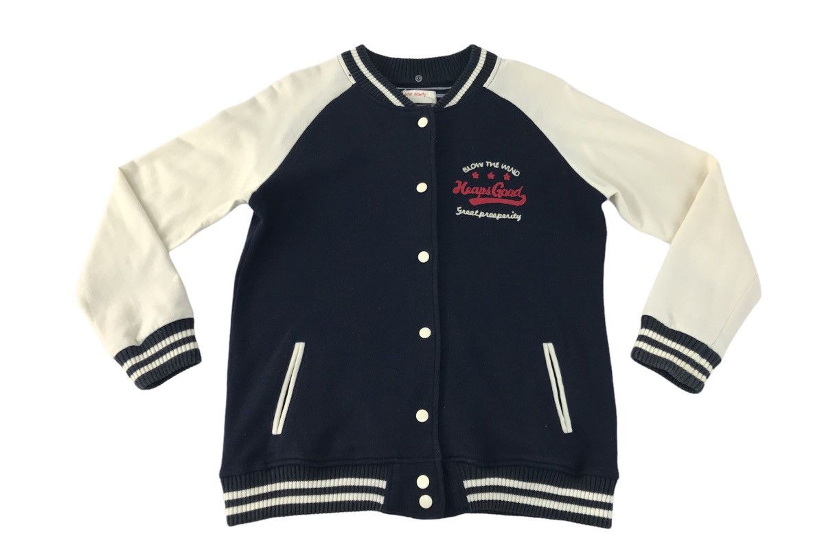 Japanese Brand Vintage varsity jacket Cutie Beauty Snap Button Style Size US M / EU 48-50 / 2 - 1 Thumbnail