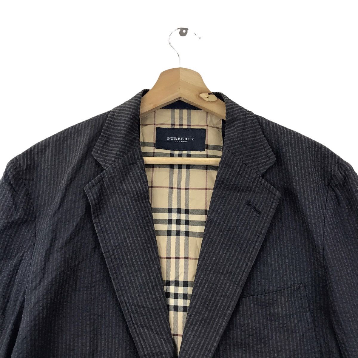 Burberry BURBERRYS LONDON Nova Check Tartan Blazer Coat Jacket Size US M / EU 48-50 / 2 - 2 Thumbnail