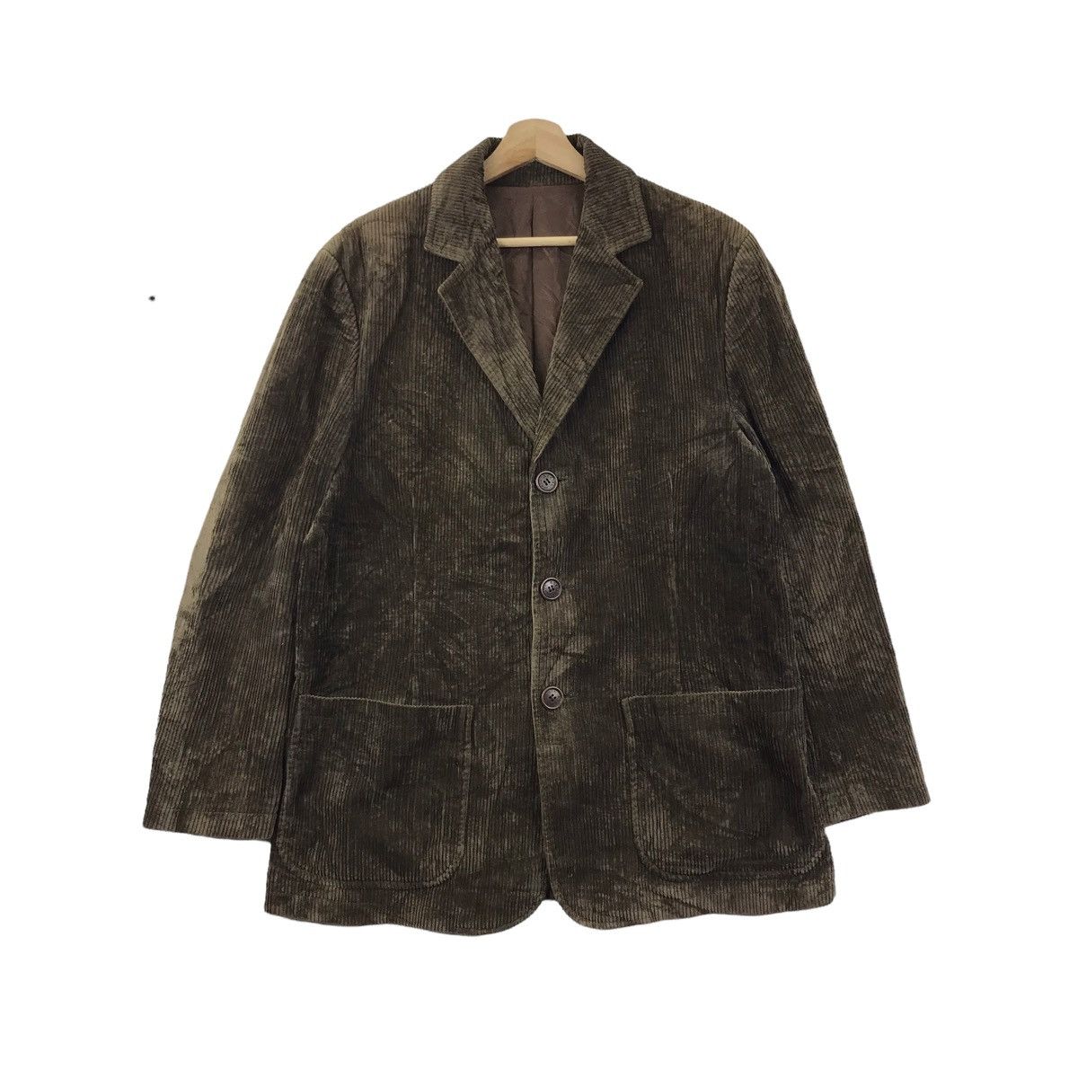 Sonia Rykiel Vintage SONIA RYKIEL HOMME French Brand Wool Coat Jacket Size US M / EU 48-50 / 2 - 1 Thumbnail