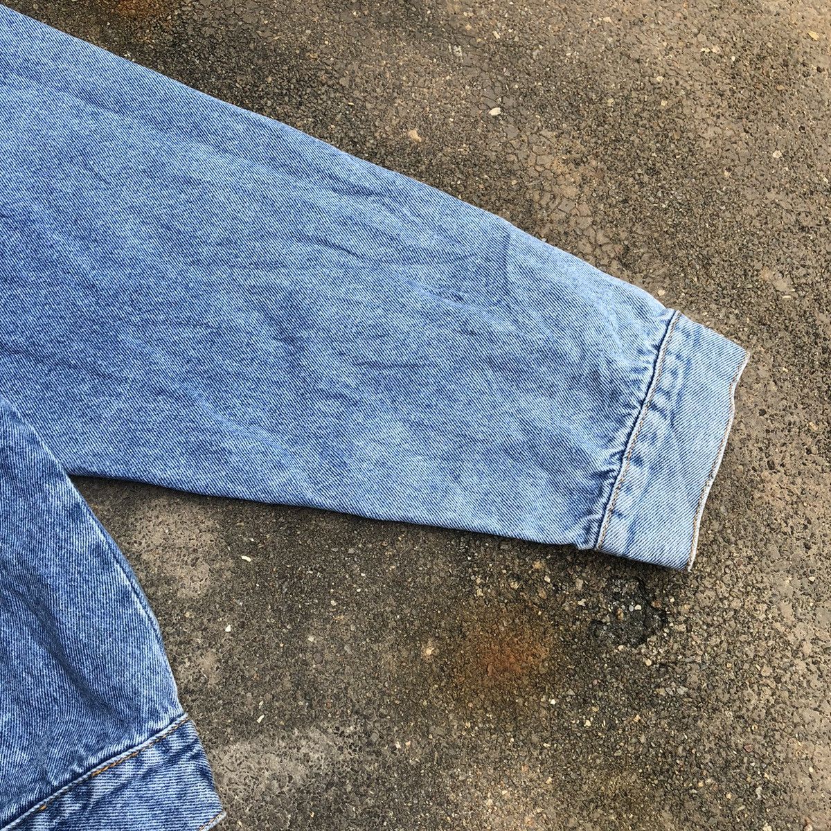 Japanese Brand 🔥Rare🔥🇯🇵Unbrand Stone Wash Nice Custom Patchwork Denim Jacket Size US M / EU 48-50 / 2 - 11 Thumbnail