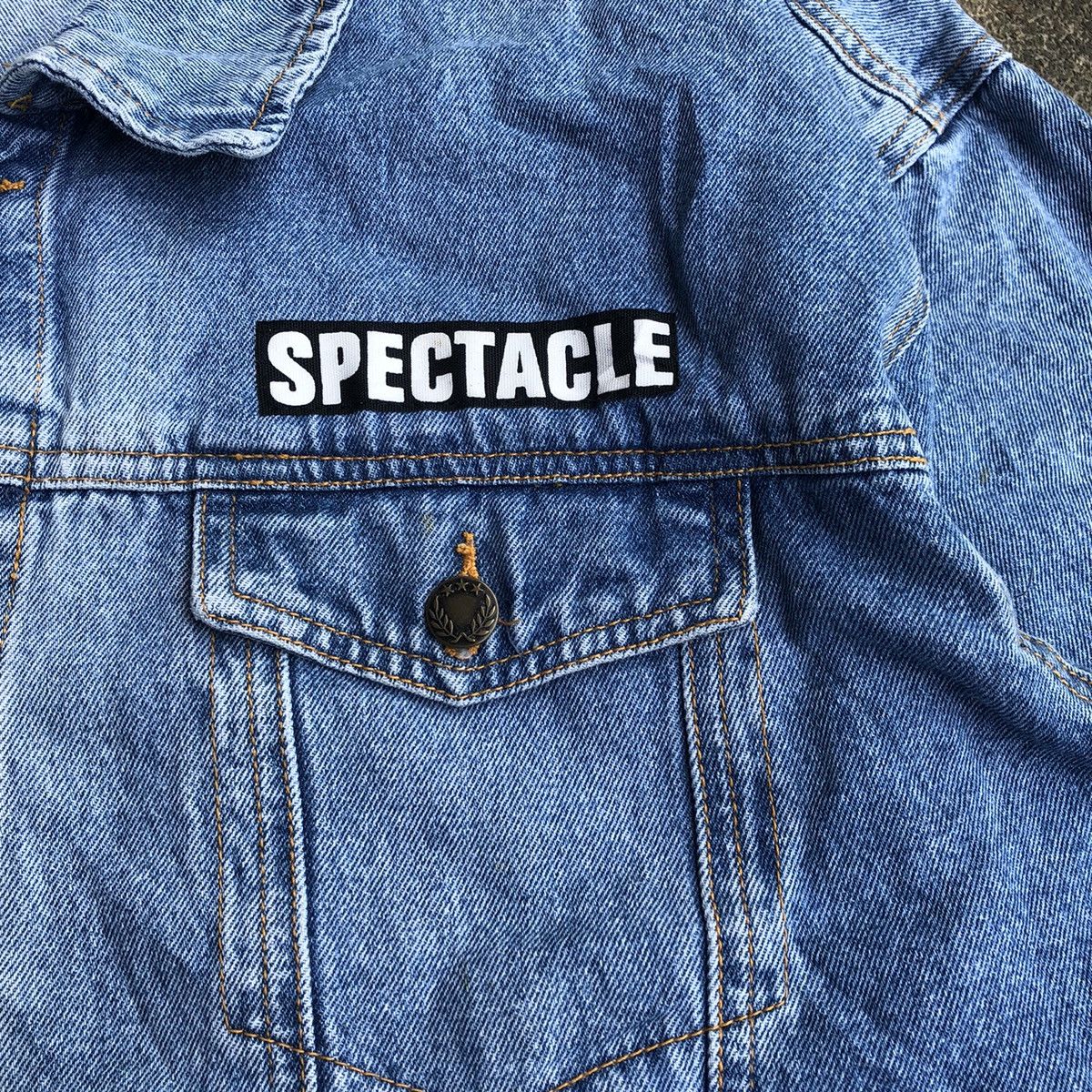 Japanese Brand 🔥Rare🔥🇯🇵Unbrand Stone Wash Nice Custom Patchwork Denim Jacket Size US M / EU 48-50 / 2 - 5 Thumbnail