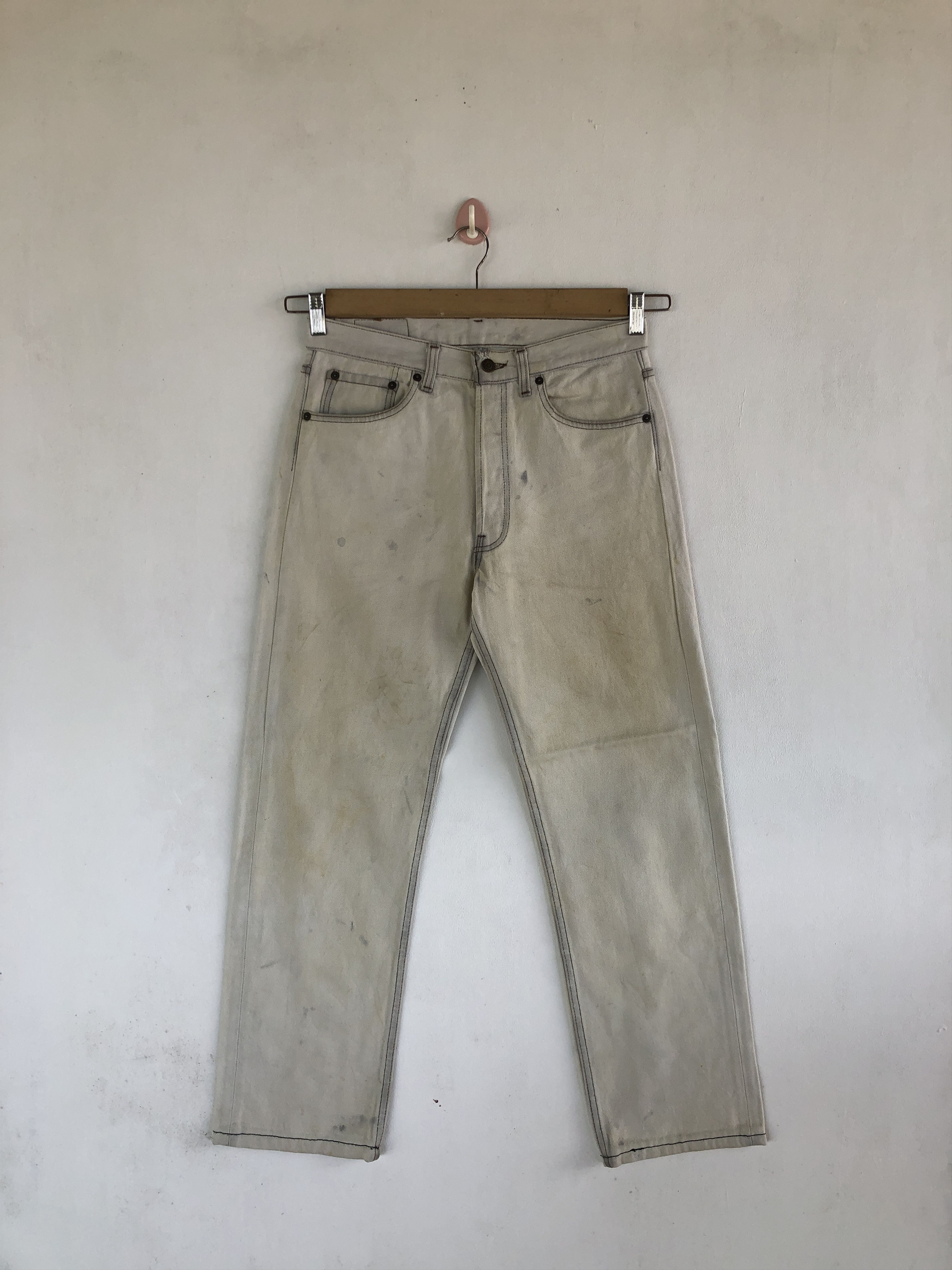 Levi's Vintage Levis 501 Light Wash Jeans Levi's Sun Faded Denim Size US 30 / EU 46 - 1 Thumbnail