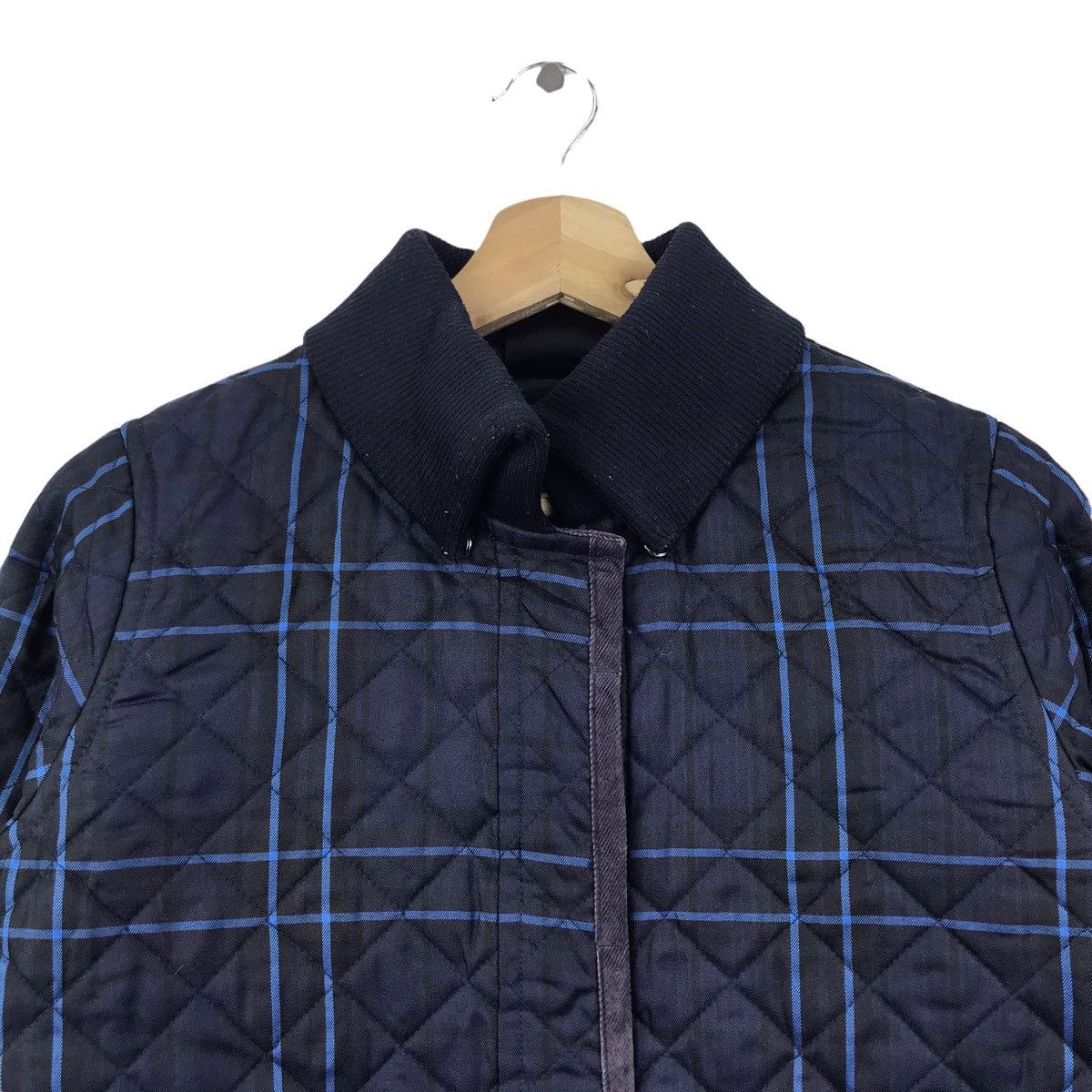 Japanese Brand RAY BEAMS Japanese Brand Check Blue Quilted Jacket Size US S / EU 44-46 / 1 - 2 Thumbnail