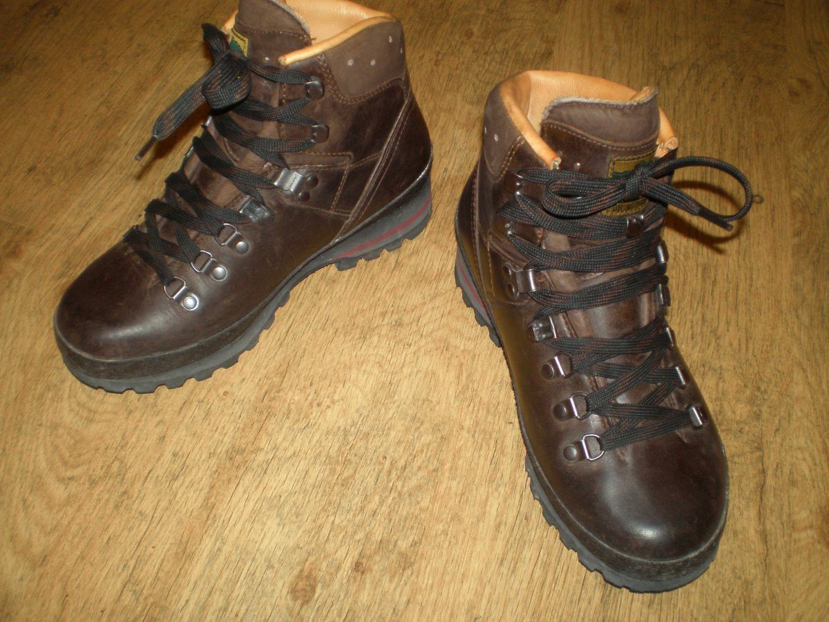 Vintage Vintage Meindl Leather Hiking Trekking Boots | Grailed