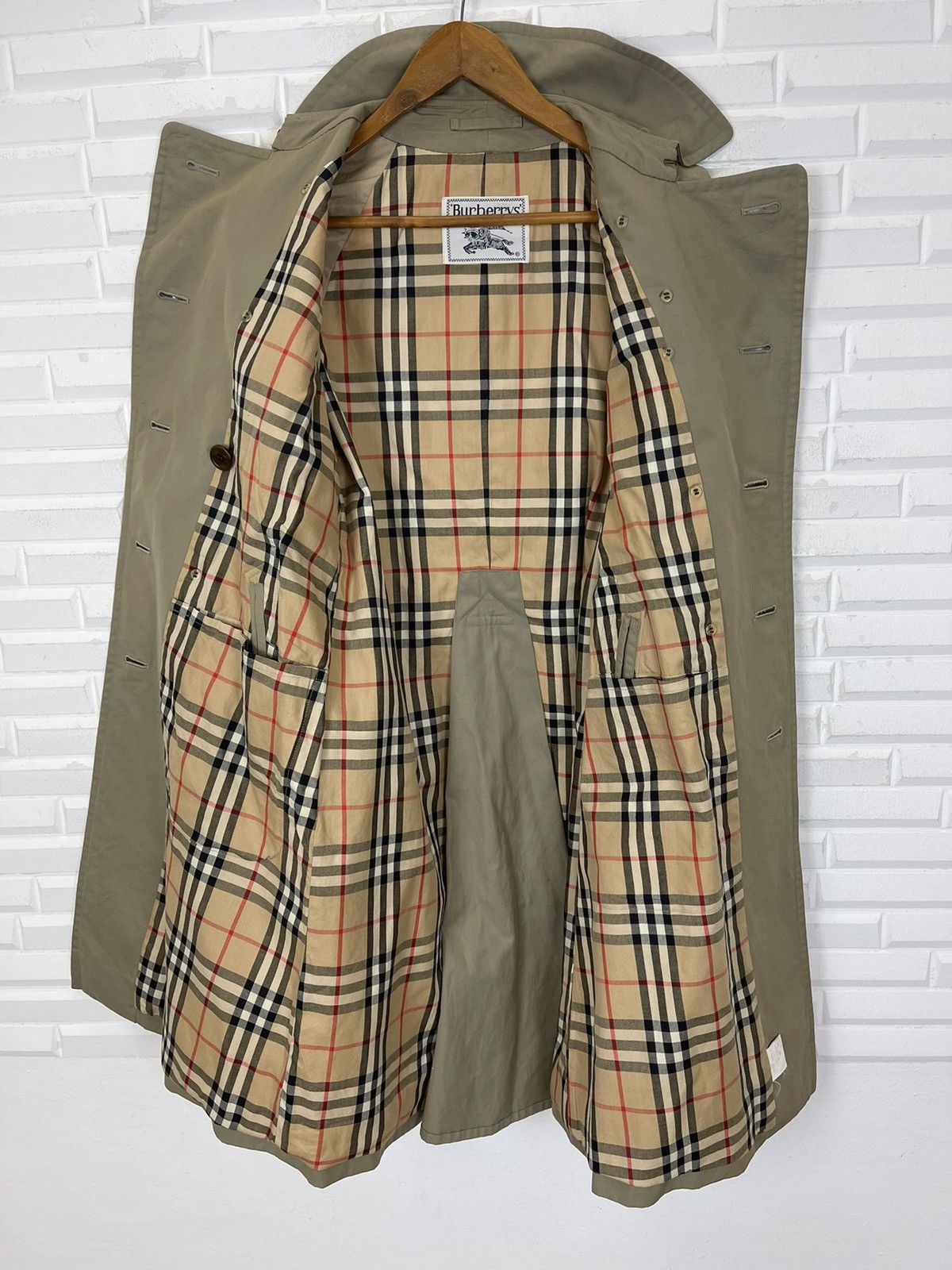 Burberry BURBERRY NOVA CHECK TRENCH COAT Size S / US 4 / IT 40 - 15 Thumbnail