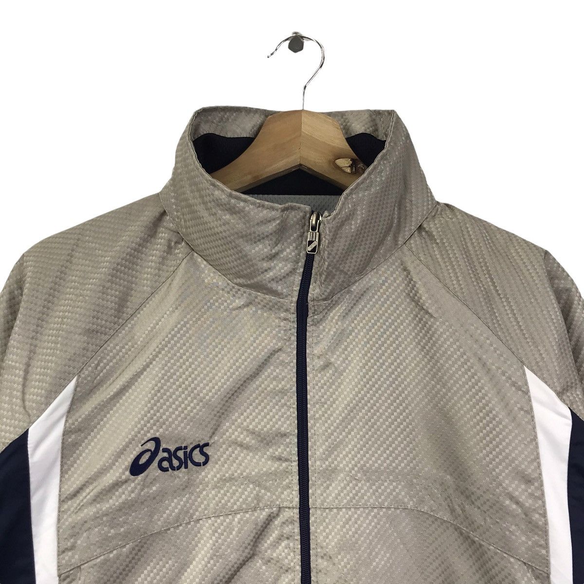 Asics ASICS SPORT Full Zipper Windbreaker Jacket Size US M / EU 48-50 / 2 - 2 Thumbnail