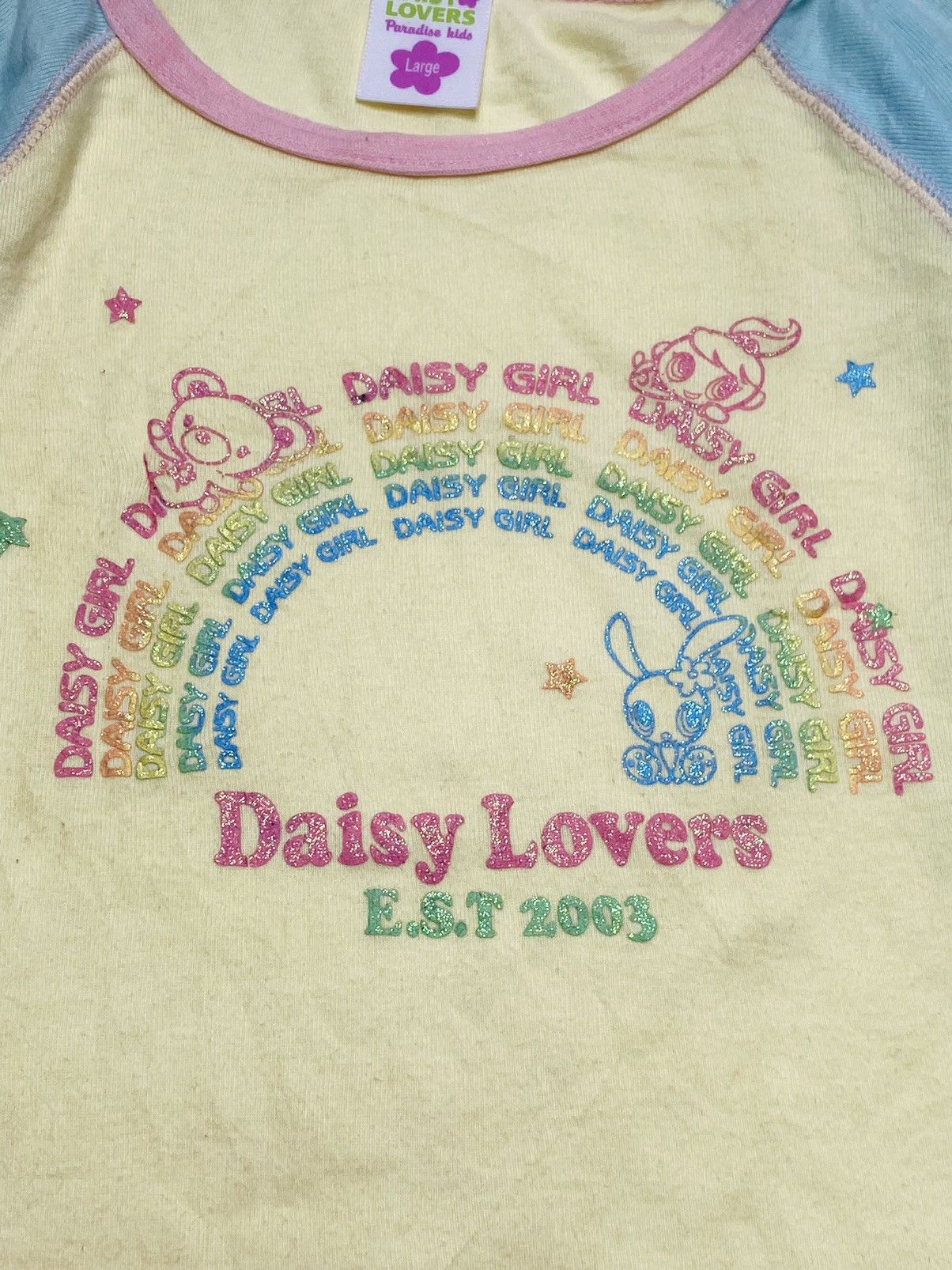 Hysteric Glamour 2000s Daisy Lovers - Daisy Girl Baby Tee Longsleeve Size XS / US 0-2 / IT 36-38 - 5 Thumbnail