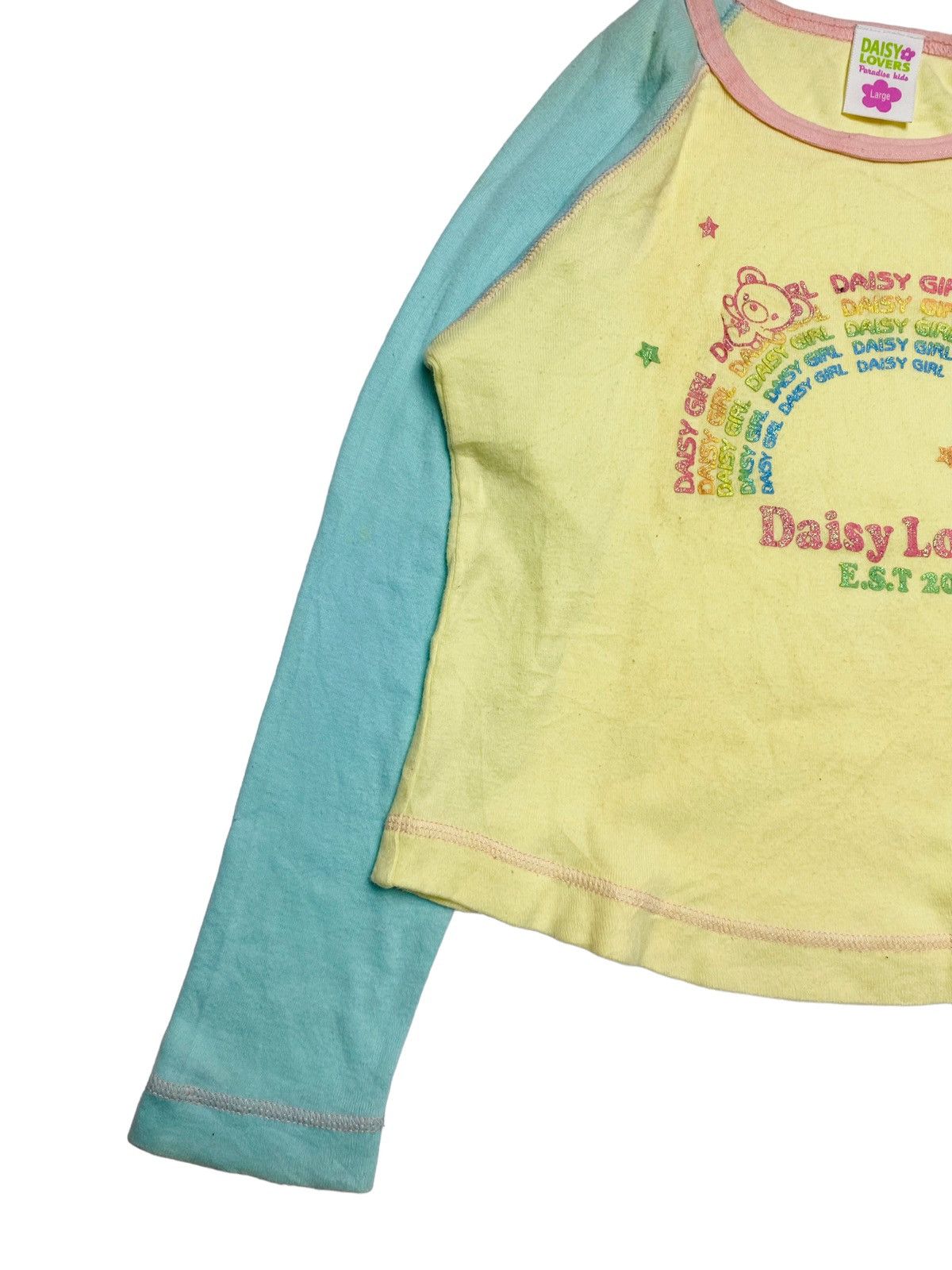 Hysteric Glamour 2000s Daisy Lovers - Daisy Girl Baby Tee Longsleeve Size XS / US 0-2 / IT 36-38 - 2 Thumbnail