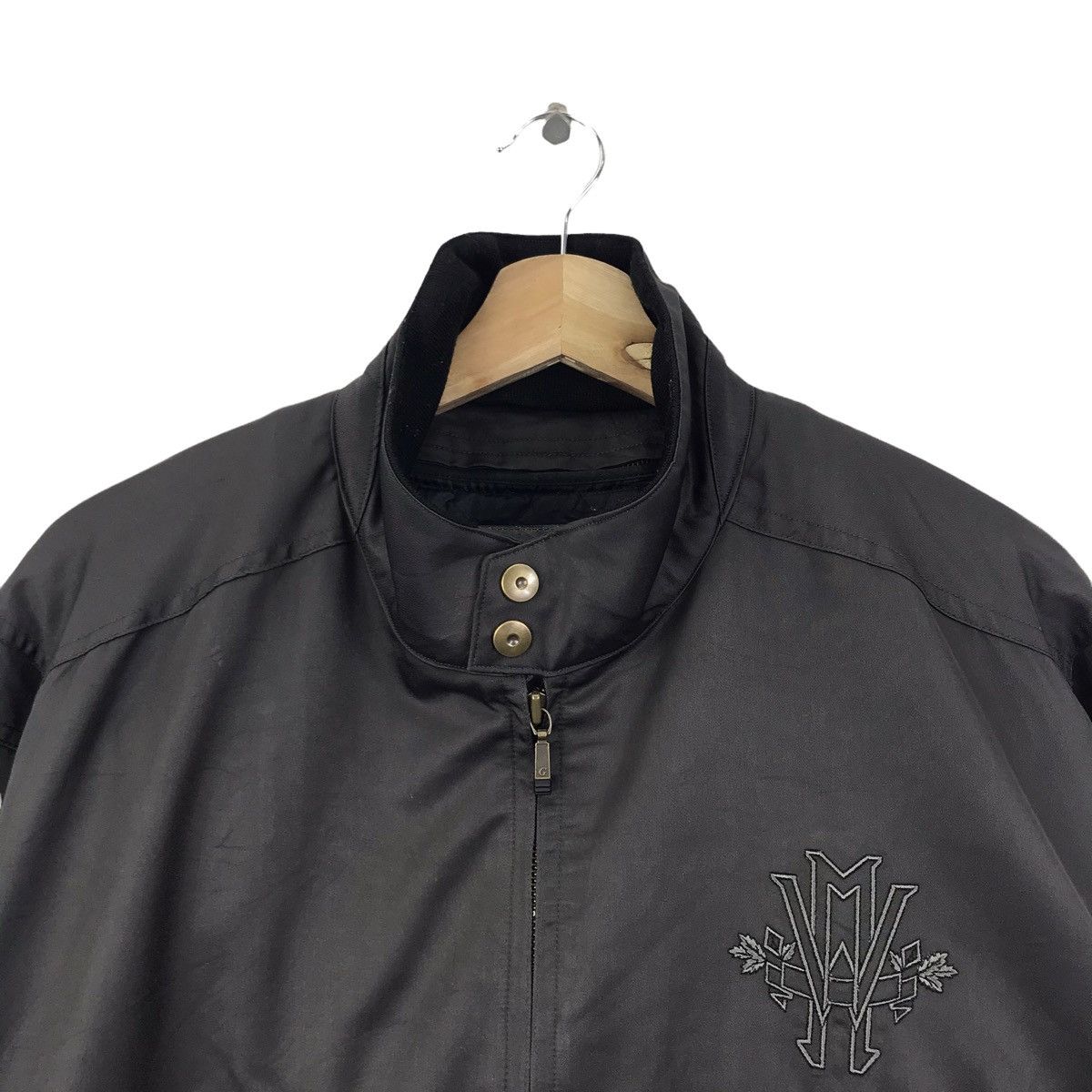 Grand Slam MUNSINGWEAR GRAND SLAM Golf Black Bomber Jacket Size US M / EU 48-50 / 2 - 2 Thumbnail