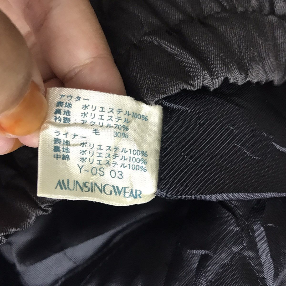 Grand Slam MUNSINGWEAR GRAND SLAM Golf Black Bomber Jacket Size US M / EU 48-50 / 2 - 6 Thumbnail