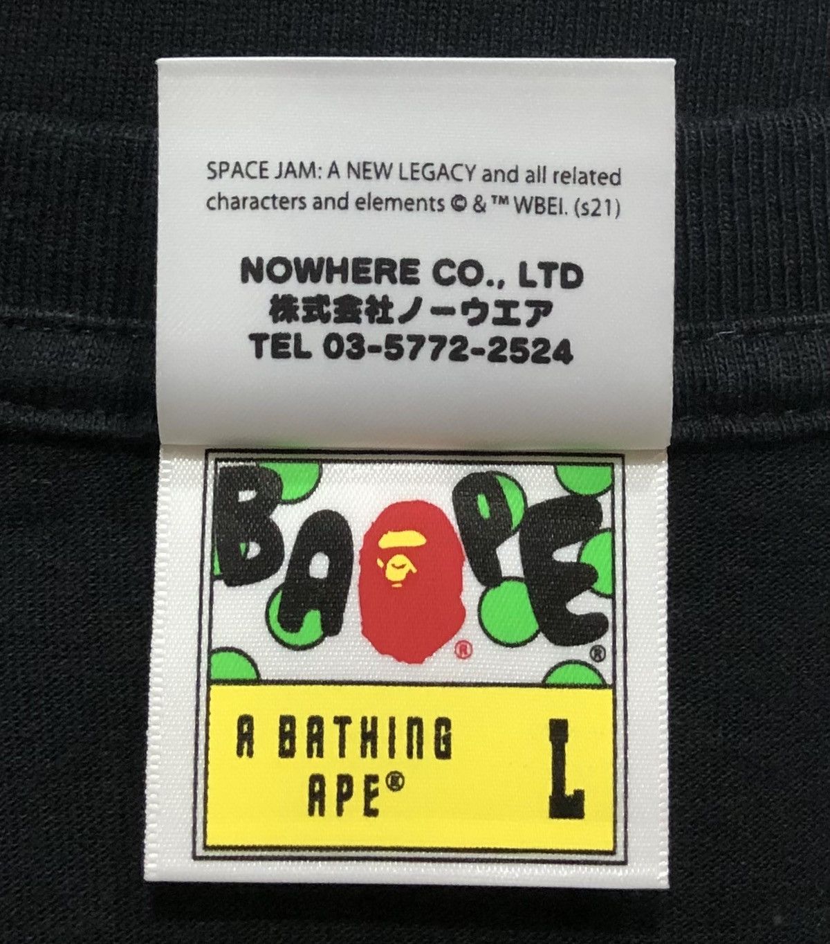 Bape Bape x Space Jam Ape Head Tee Size US L / EU 52-54 / 3 - 9 Thumbnail