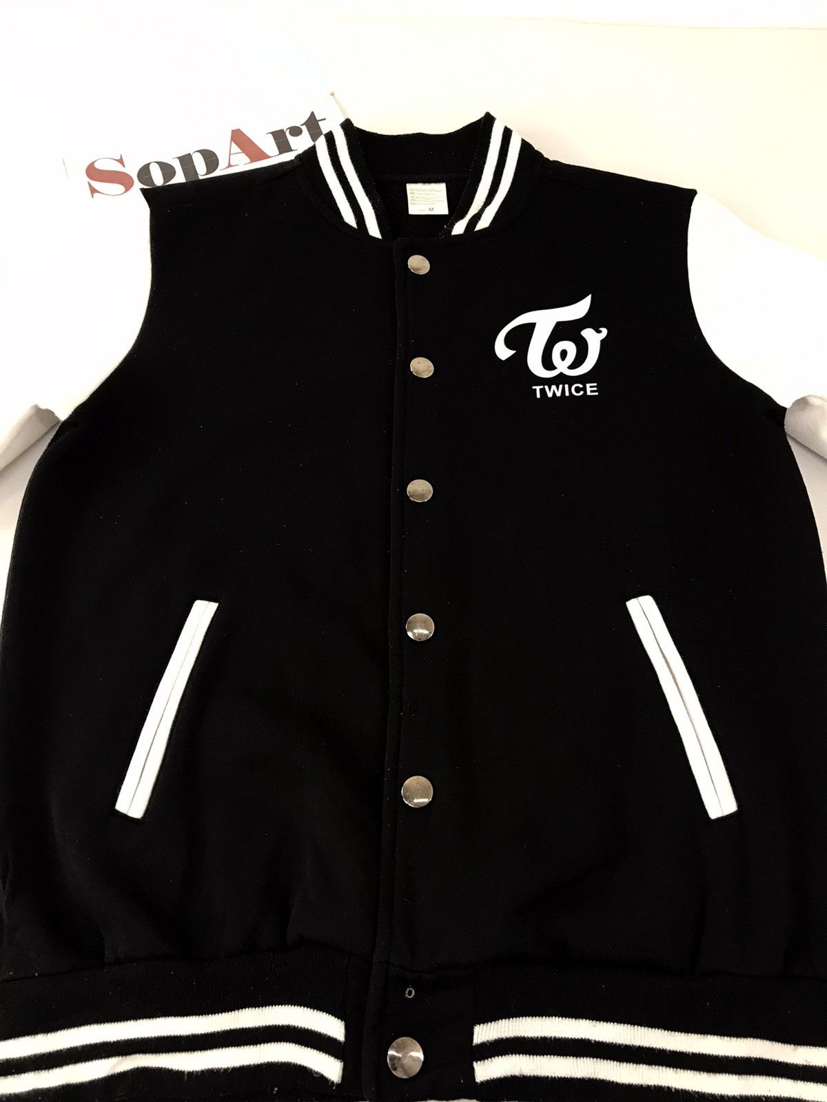 Vtg Earth Music&Ecology Varsity Jacket Snap button Style