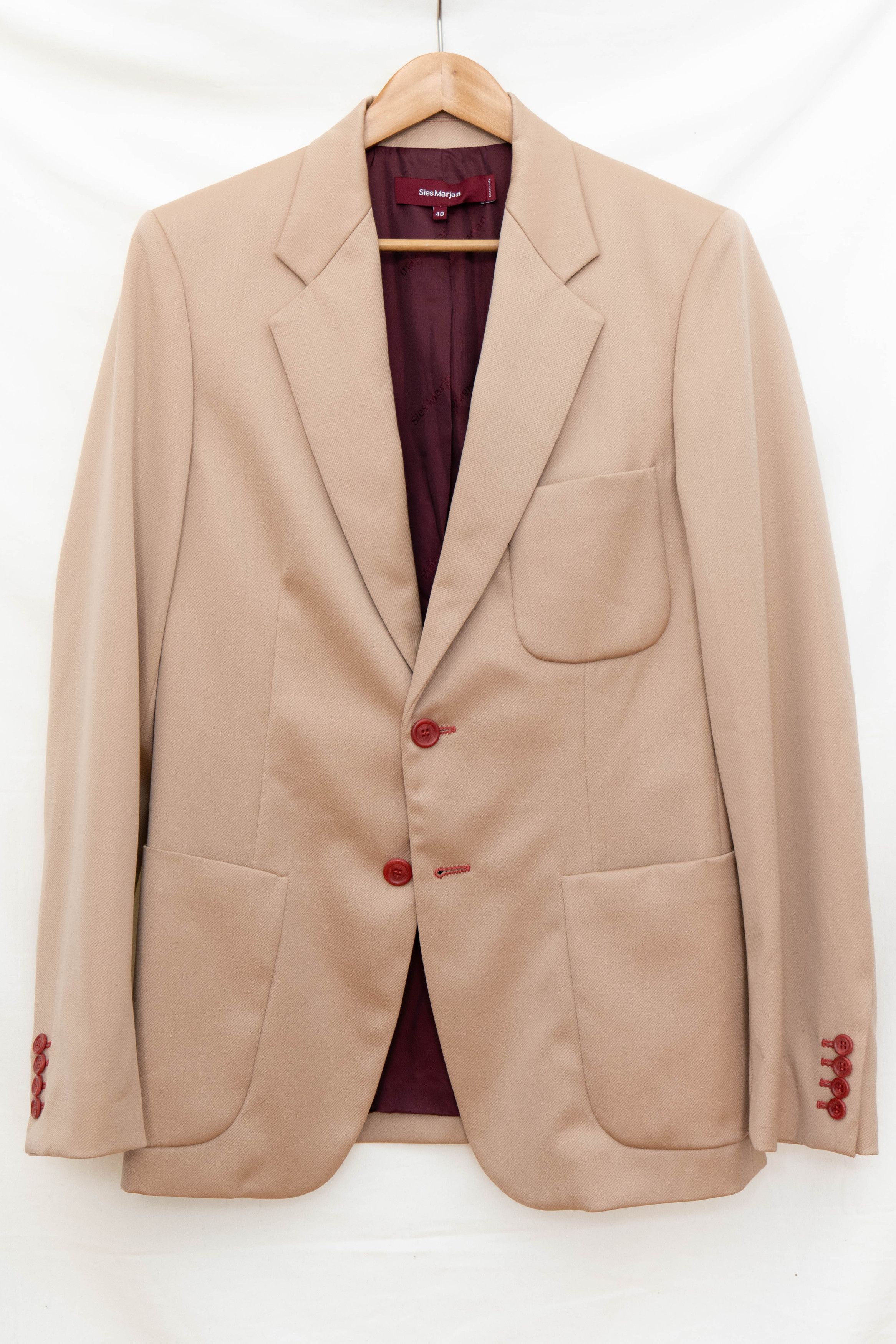 image of Sies Marjan Wool Jacket in Soba, Men's (Size Medium)