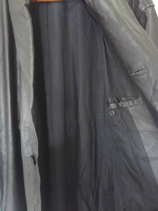 Issey Miyake Rare item!! 80s Issey Miyake Long Leather Jacket / Coat 6 Size US M / EU 48-50 / 2 - 8 Thumbnail
