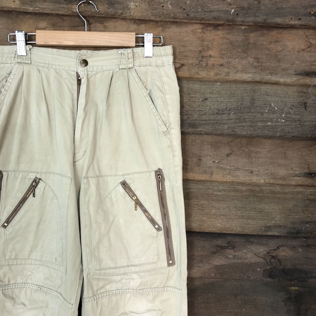 Japanese Brand DLL Canal Multipocket Tactical Cargo Pants #C1132 Size US 30 / EU 46 - 4 Thumbnail
