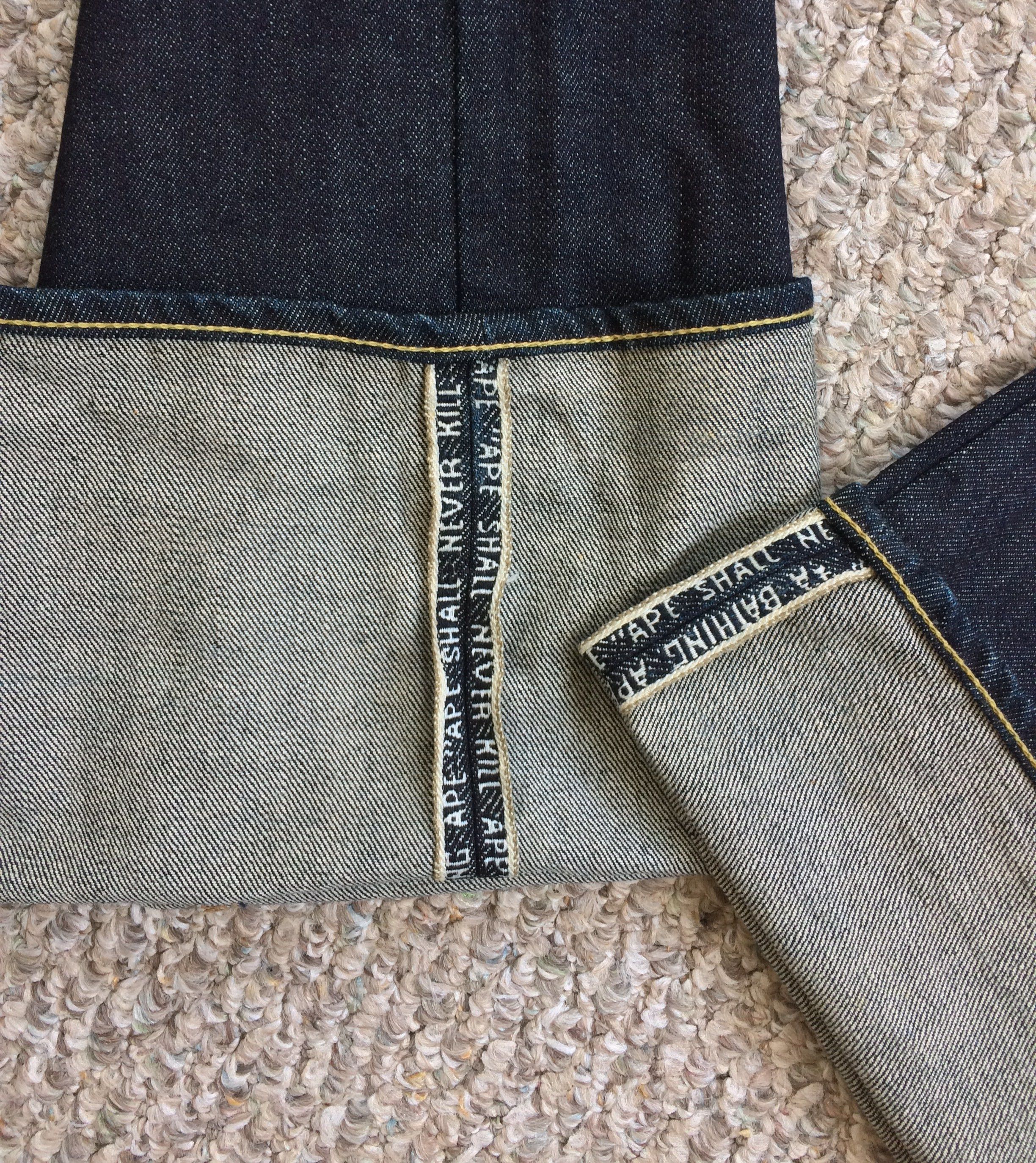 Bape OG Bapesta Star Selvedge Denim Size US 36 / EU 52 - 3 Thumbnail