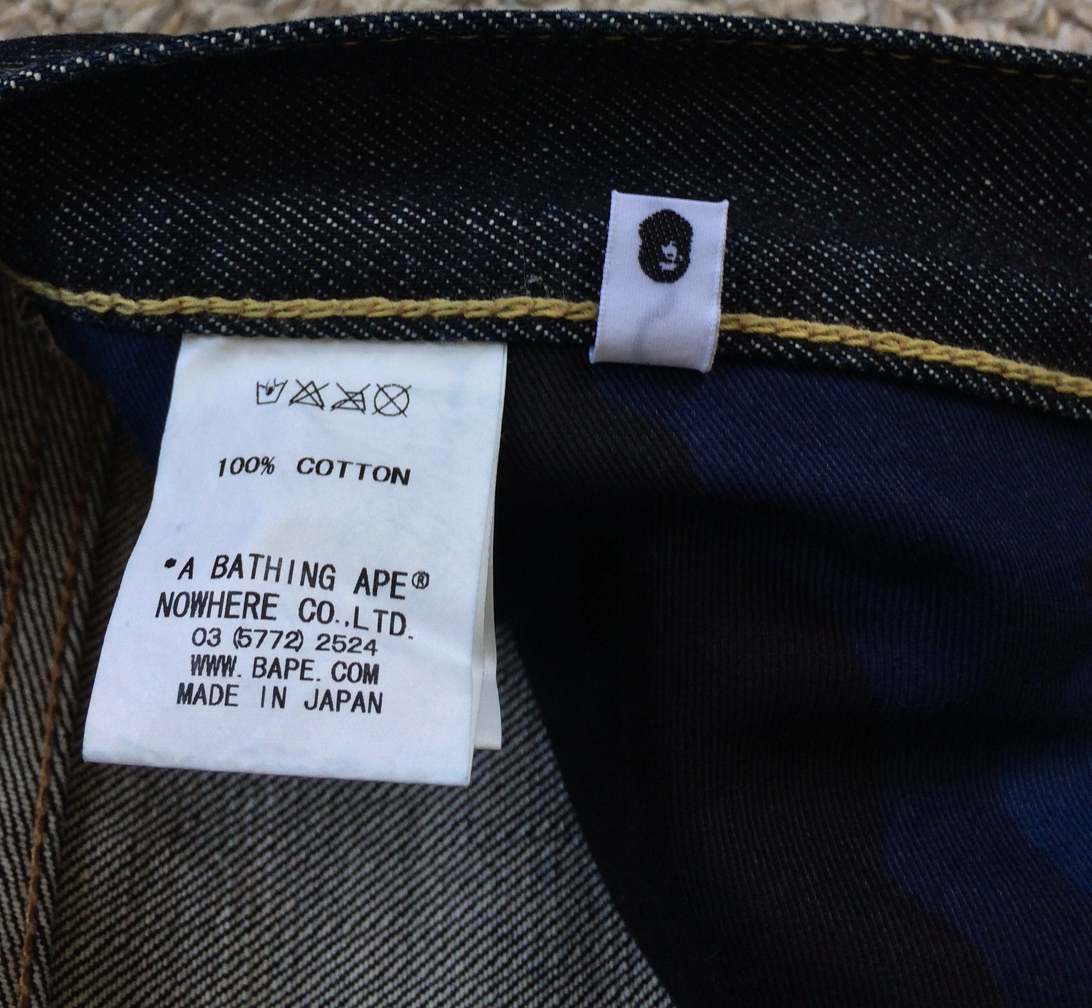 Bape OG Bapesta Star Selvedge Denim Size US 36 / EU 52 - 9 Thumbnail