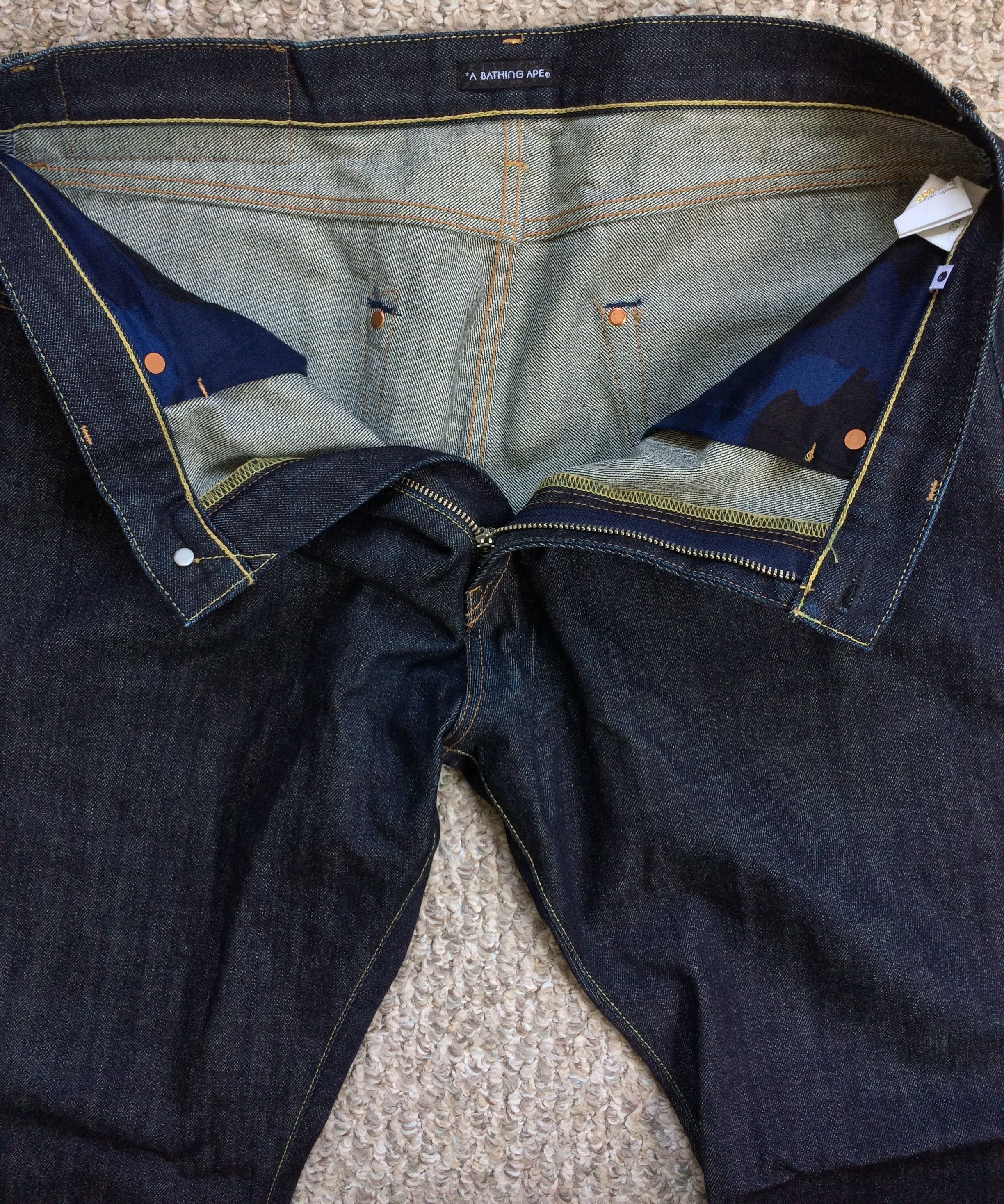 Bape OG Bapesta Star Selvedge Denim Size US 36 / EU 52 - 6 Thumbnail