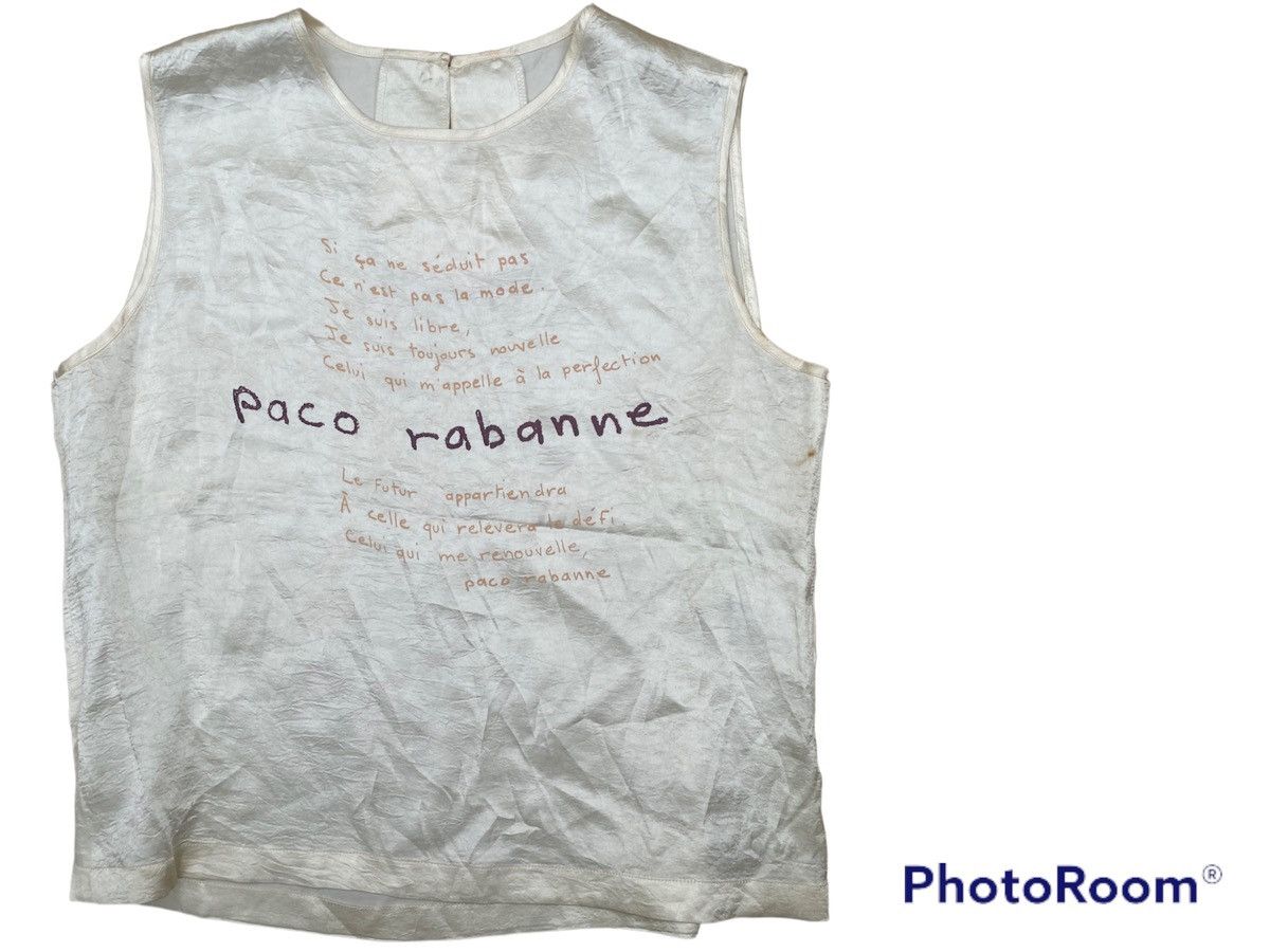 Designer vintage paco rabanne blouse Size M / US 6-8 / IT 42-44 - 1 Thumbnail