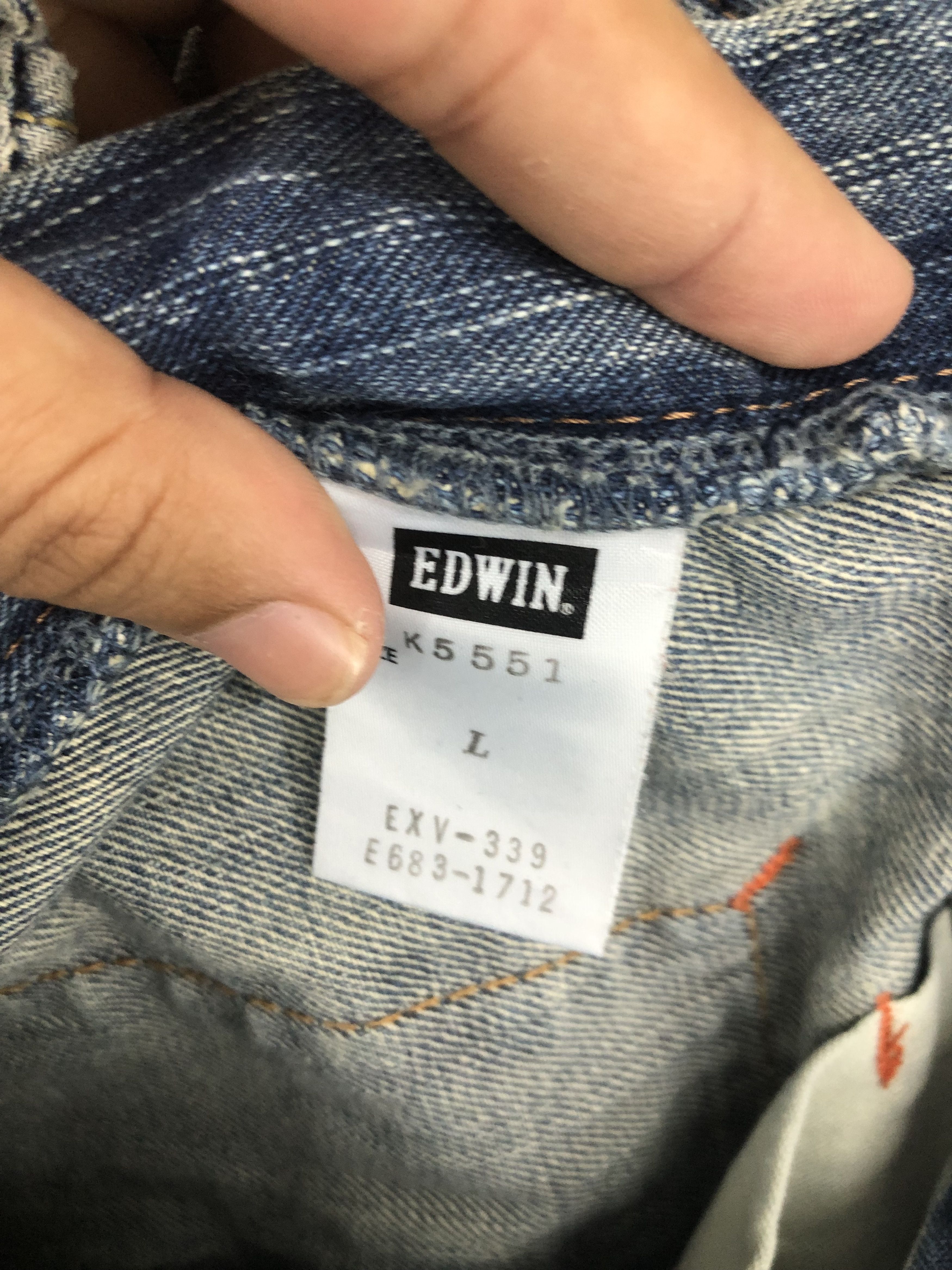 Japanese Brand Vintage Edwin Bush Flared Denim Jeans Faded blue Size US 32 / EU 48 - 12 Thumbnail