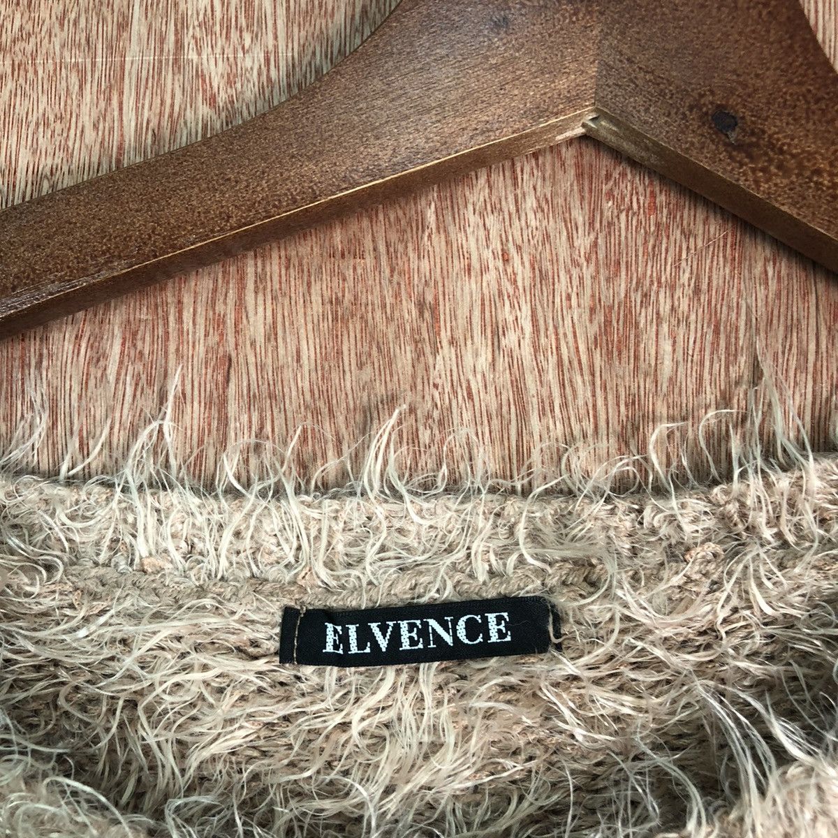 Hypebeast × Japanese Brand Elvence japan 2 tone Shag Shaggy Fur Mohair Knitwear #6490 Size L / US 10 / IT 46 - 7 Thumbnail