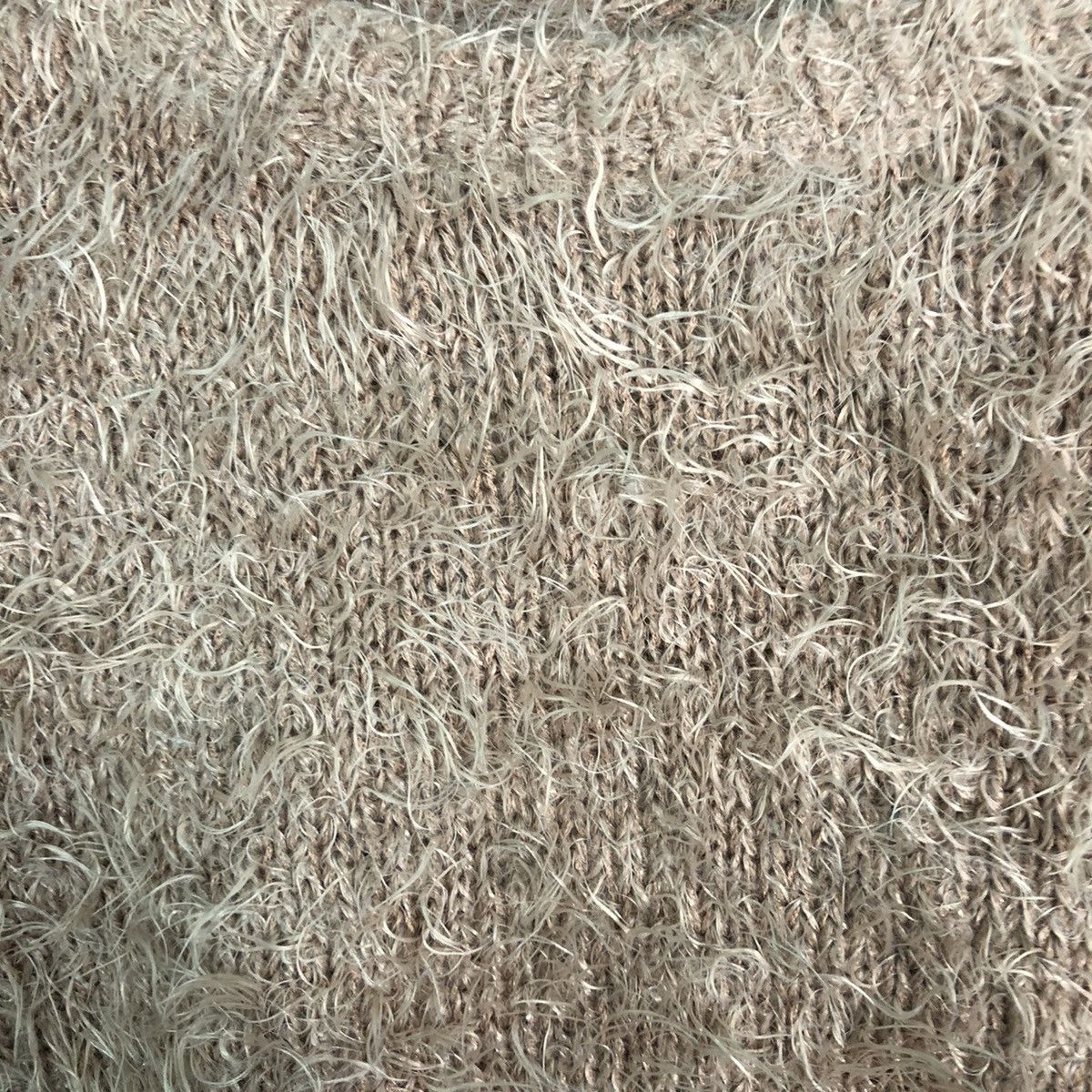 Hypebeast × Japanese Brand Elvence japan 2 tone Shag Shaggy Fur Mohair Knitwear #6490 Size L / US 10 / IT 46 - 6 Thumbnail