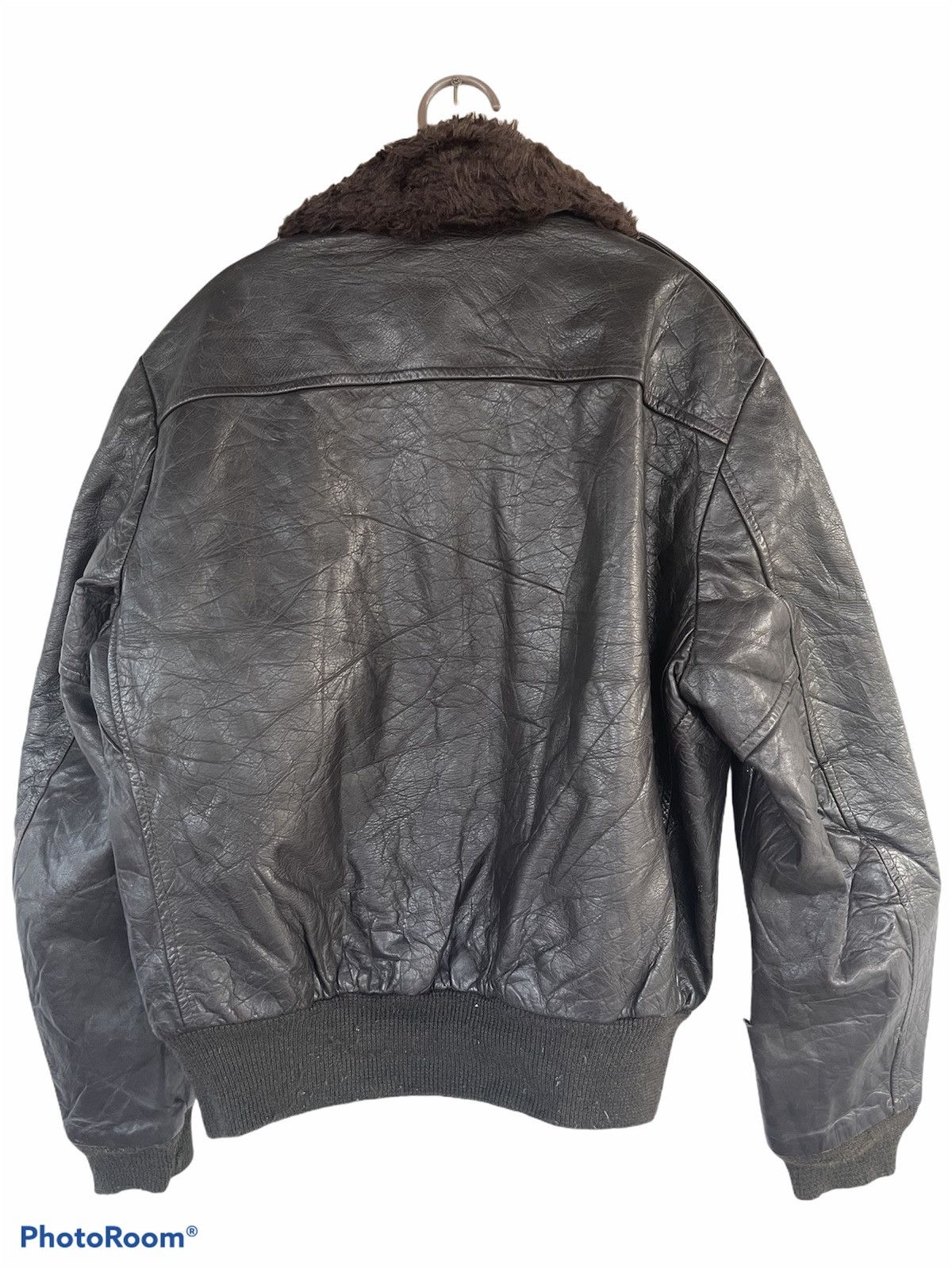 Sears VINTAGE SEARS BROWN 60s LEATHER JACKET USA Size US M / EU 48-50 / 2 - 2 Thumbnail