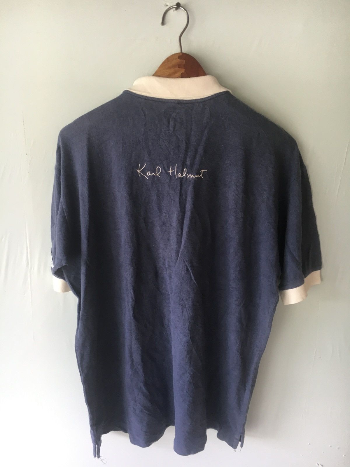 Japanese Brand KARL HELMUT BLUE SIZE L POLOS SHIRT JAPAN Size US L / EU 52-54 / 3 - 2 Thumbnail