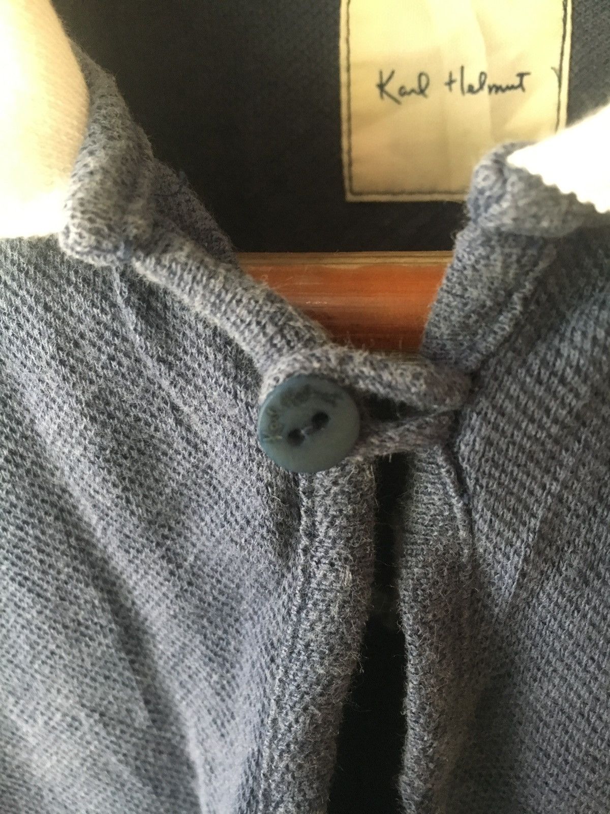Japanese Brand KARL HELMUT BLUE SIZE L POLOS SHIRT JAPAN Size US L / EU 52-54 / 3 - 8 Thumbnail
