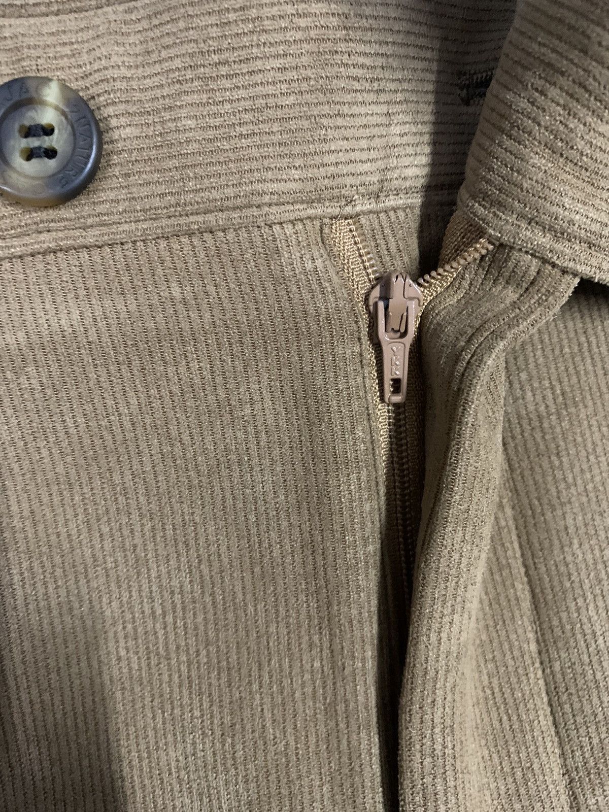 Jean Charles De Castelbajac Vintage Castelbajac +2 Nature Corduroy Baggy Pleated Pants Size US 30 / EU 46 - 6 Thumbnail