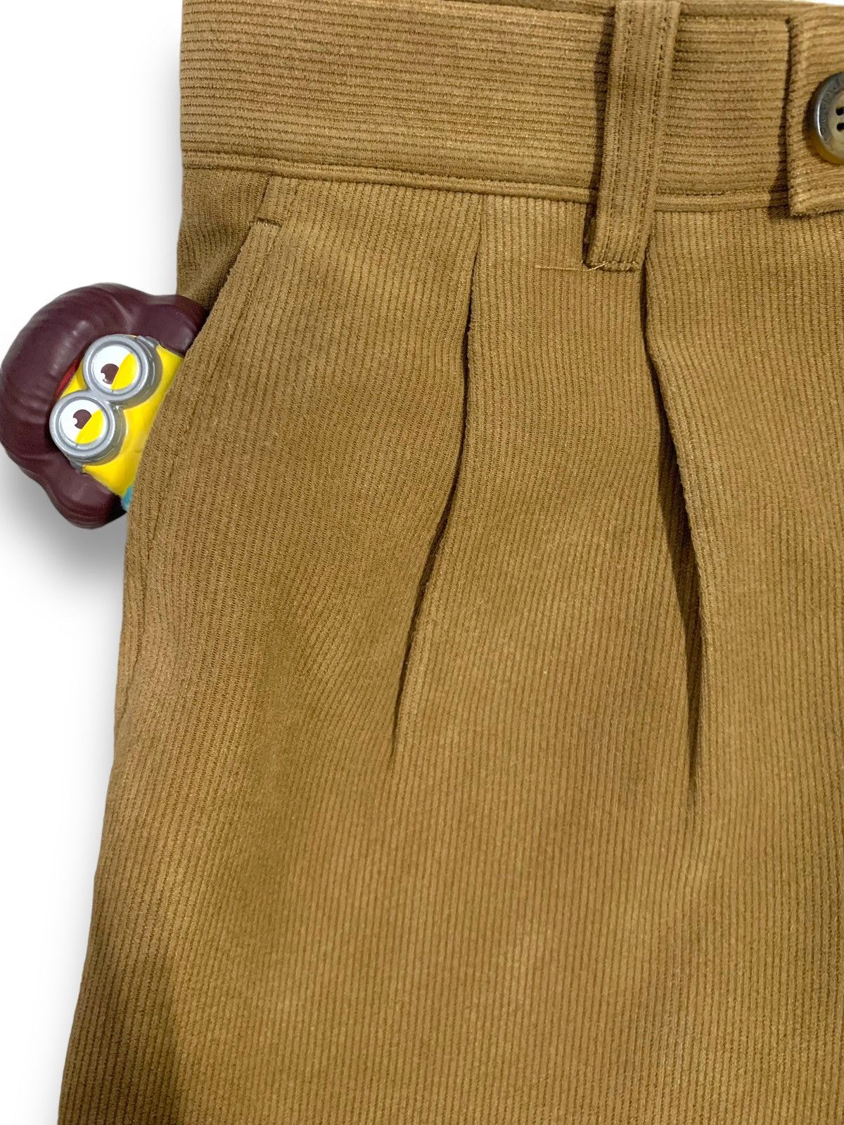 Jean Charles De Castelbajac Vintage Castelbajac +2 Nature Corduroy Baggy Pleated Pants Size US 30 / EU 46 - 7 Thumbnail