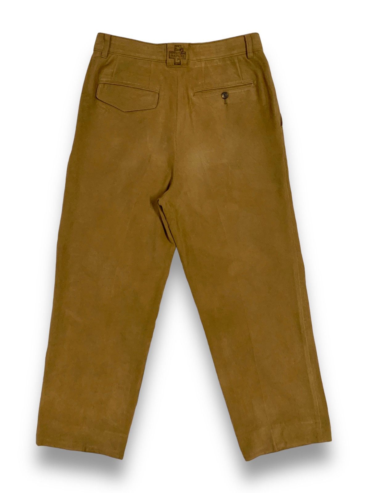 Jean Charles De Castelbajac Vintage Castelbajac +2 Nature Corduroy Baggy Pleated Pants Size US 30 / EU 46 - 2 Thumbnail
