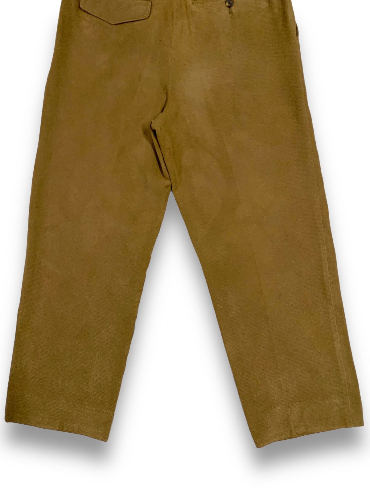 Jean Charles De Castelbajac Vintage Castelbajac +2 Nature Corduroy Baggy Pleated Pants Size US 30 / EU 46 - 12 Thumbnail