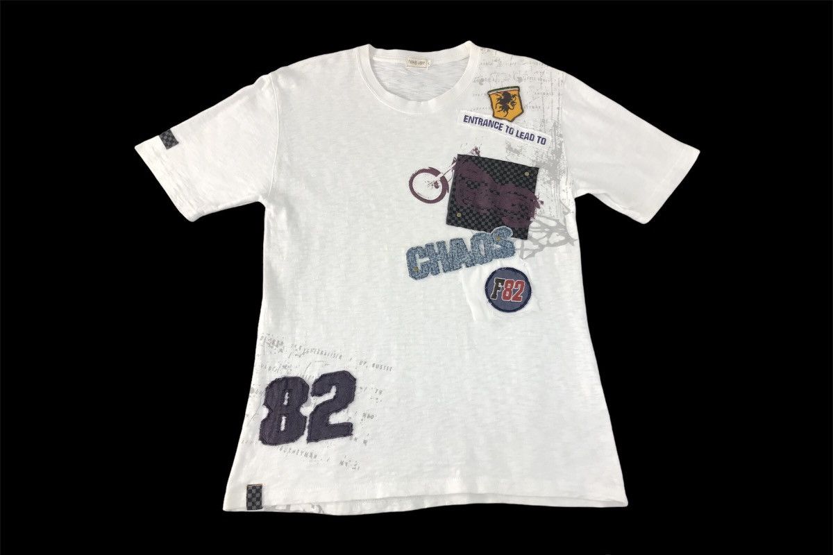 Japanese Brand Thomas Hady Motorcycle Patch 82 Tee Size US M / EU 48-50 / 2 - 1 Thumbnail